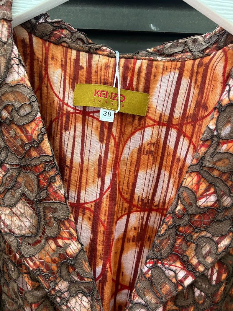 Kenzo Kenzo Floral lace vintage coat second-hand suit Size XS / US 0-2 / IT 36-38 - 2 Thumbnail