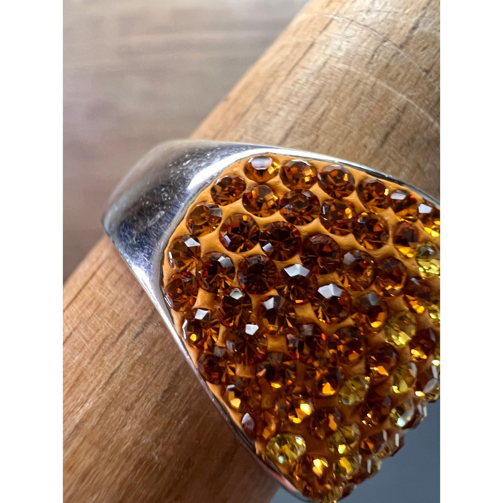 Other Signed Chelsea Taylor yellow ombré 925 ring size 8 Size ONE SIZE - 9 Thumbnail