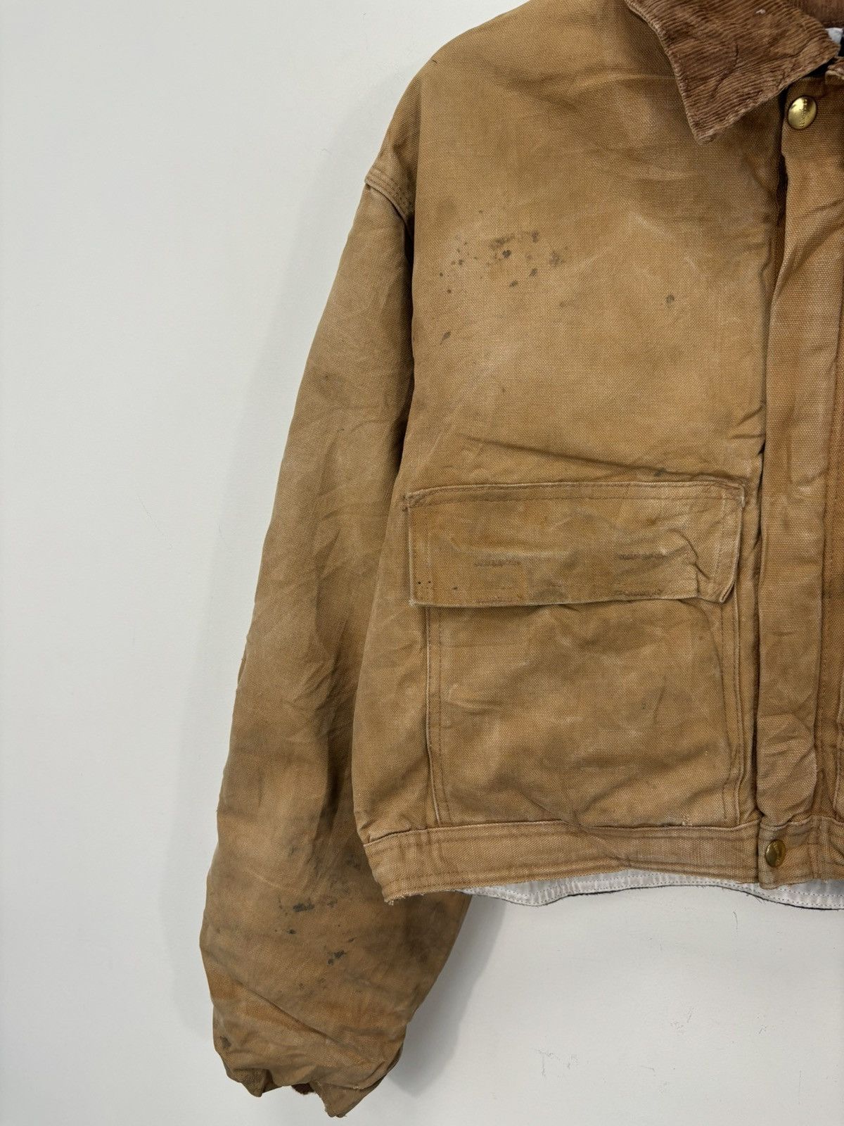 Carhartt Vintage Carhartt Made In Usa Y2K Hype Boxy Cropped Jacket Size US M / EU 48-50 / 2 - 4 Thumbnail
