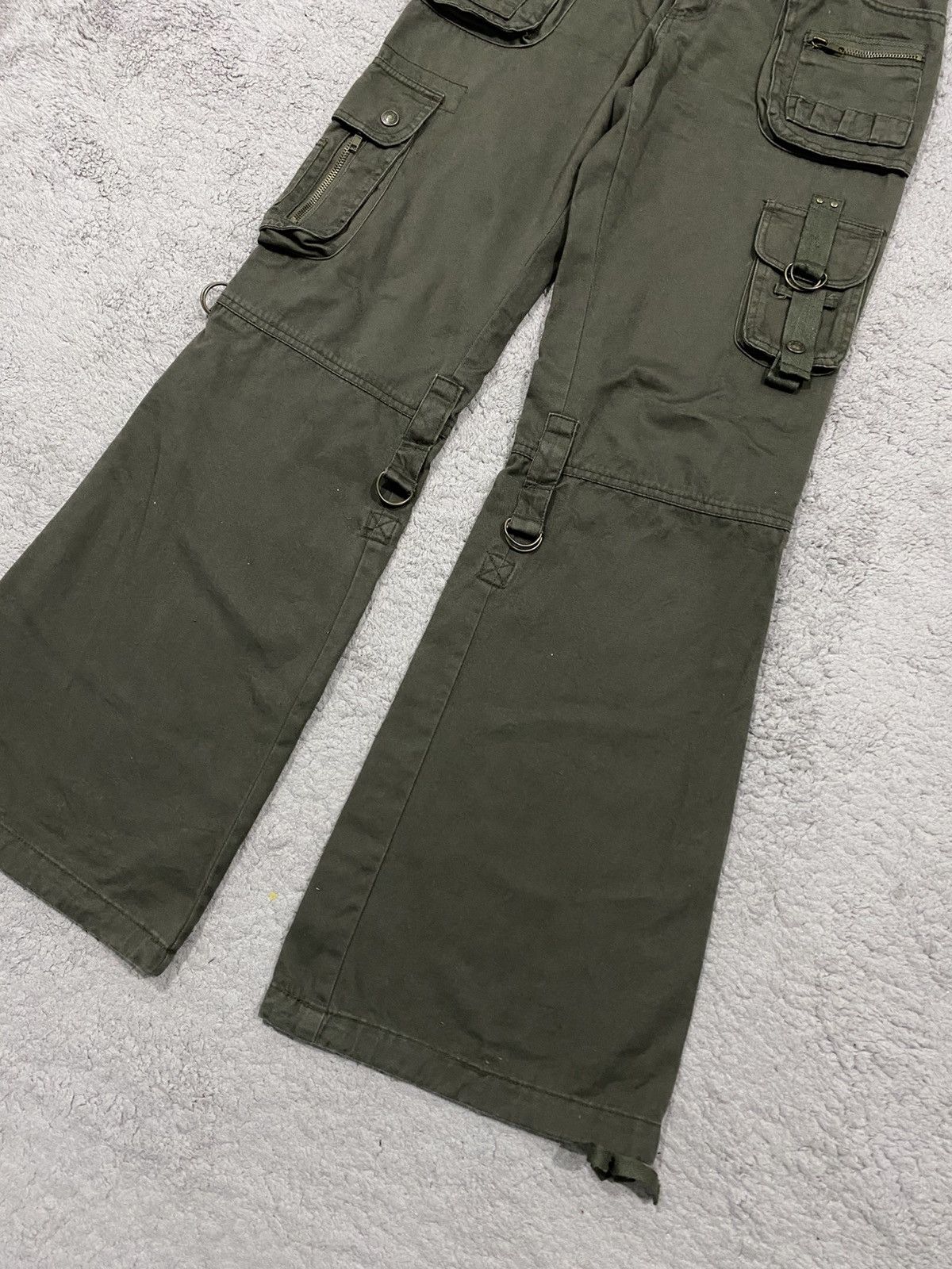 Other Rote Rose Cargo Bondage Flared Military Pants Like G.O.A Size US 32 / EU 48 - 7 Thumbnail