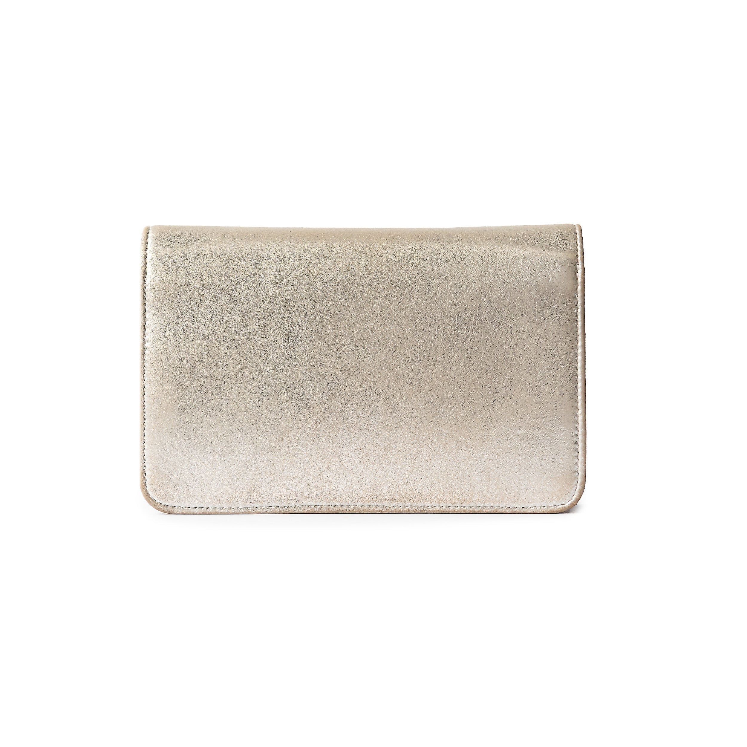 Chanel CHANEL Wallet On Chain WOC Silver & Black Size ONE SIZE - 3 Thumbnail