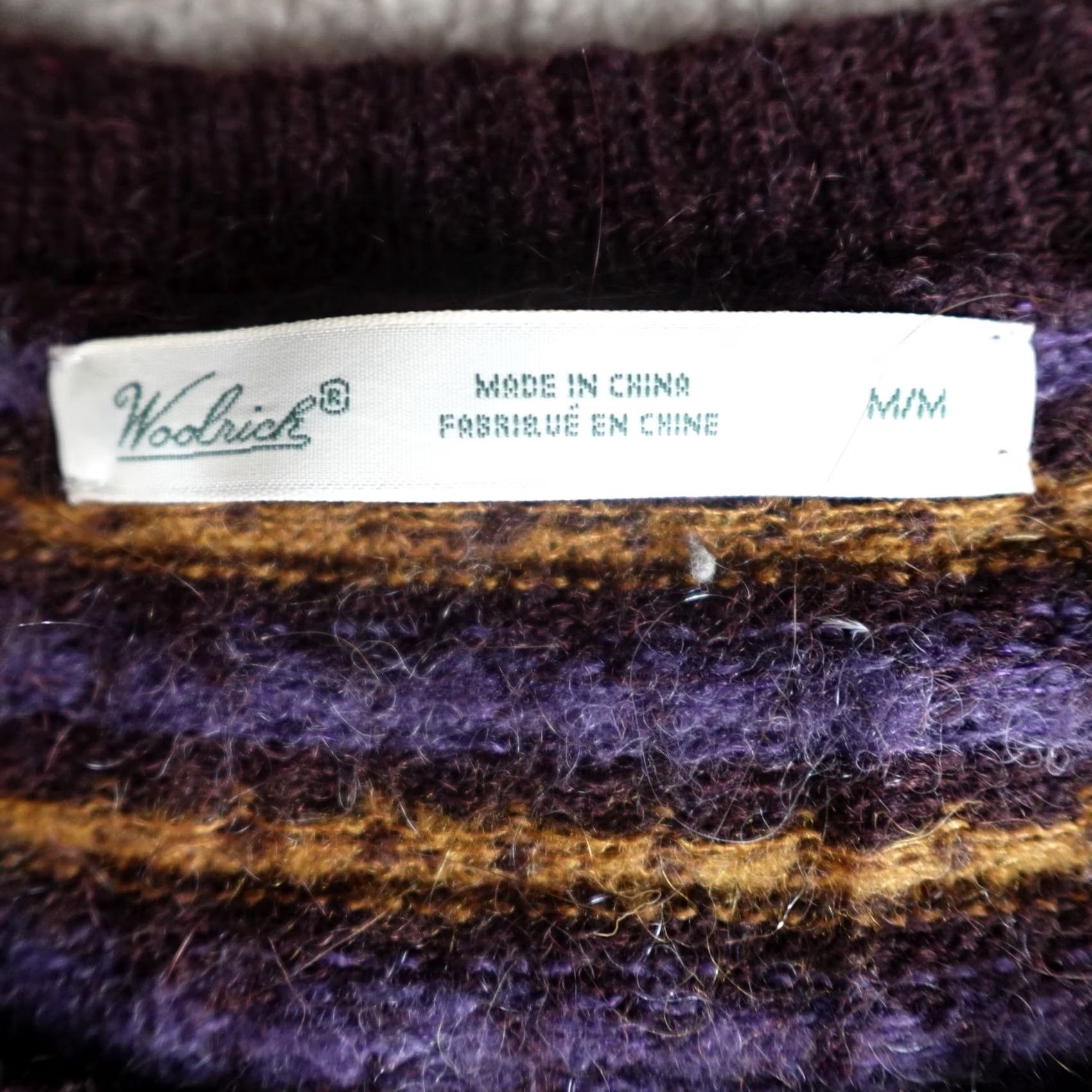 Vintage Woolrich Sweater Shirt Womens M Red Fair Isle Knit Crew Neck Pullover Size M / US 6-8 / IT 42-44 - 2 Thumbnail