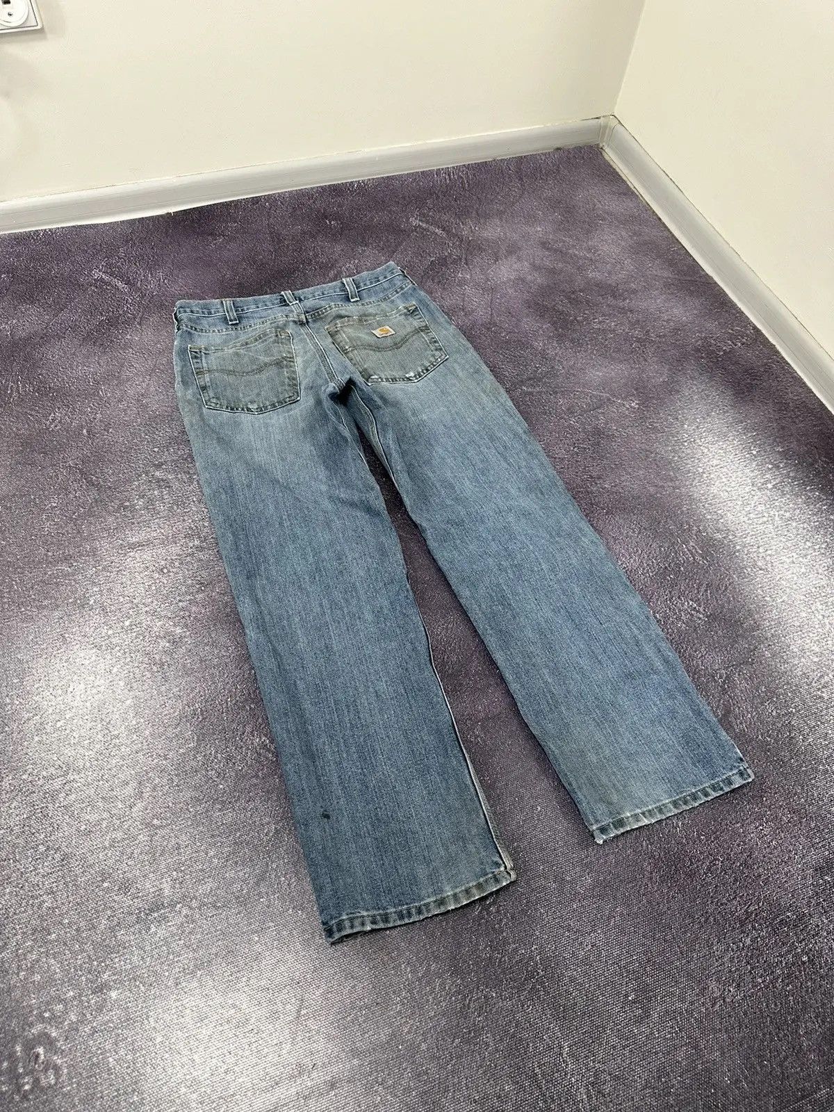 Carhartt × Vintage Vintage Carhartt USA Blue Work Hype Denim Jeans Size US 32 / EU 48 - 3 Thumbnail