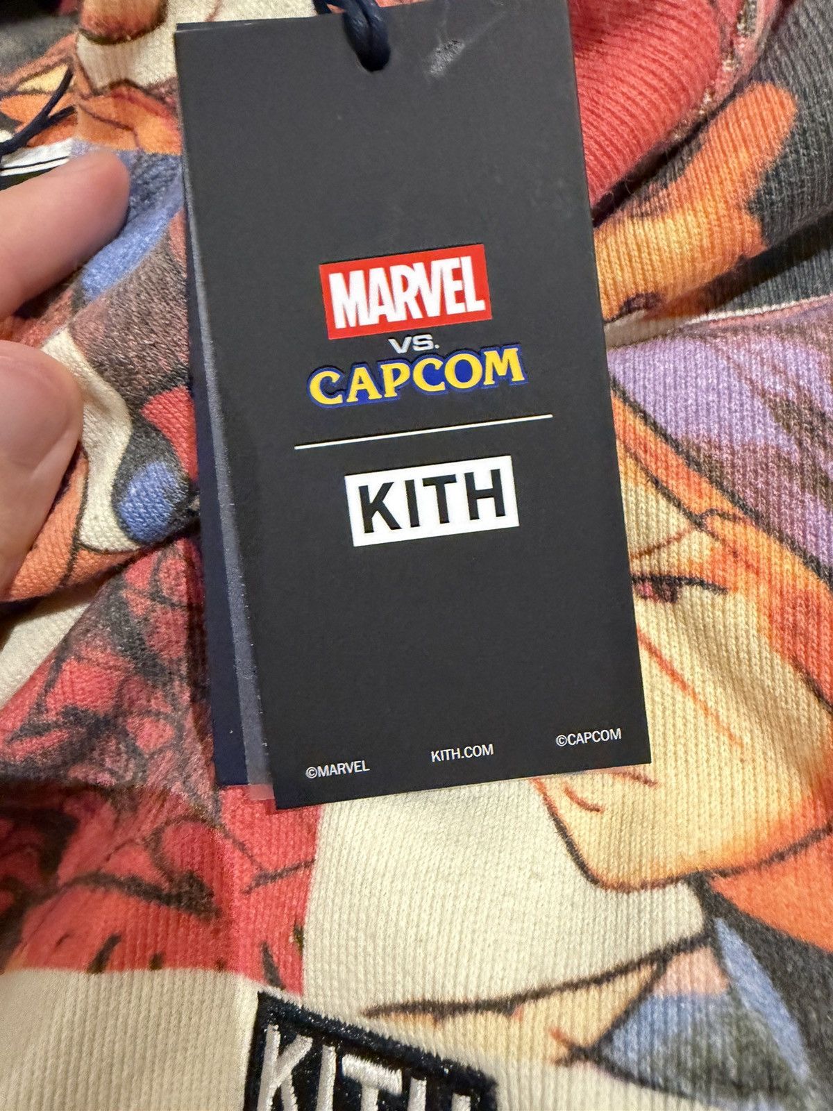 Kith × Marvel Comics Marvel vs. Capcom | Kith All-Over Vintage Nelson Hoodie Size US M / EU 48-50 / 2 - 10 Thumbnail
