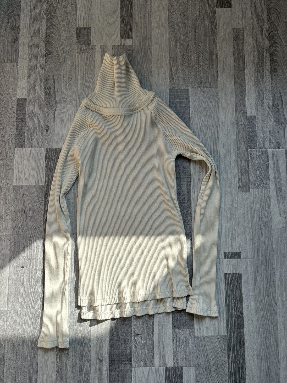 Sasquatchfabrix Sasquatchfabrix AW18 White Turtleneck Elastic Sweater Size US S / EU 44-46 / 1 - 1 Thumbnail