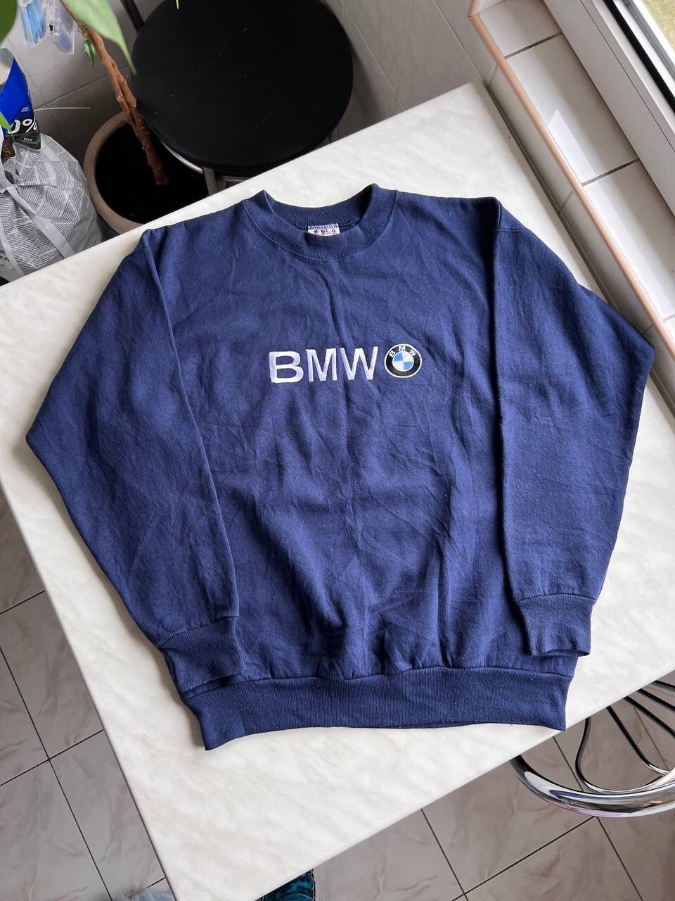 BMW BMW 1990's Vintage Sweatshirt Crewneck Racing Germany Auto Size US M / EU 48-50 / 2 - 2 Thumbnail