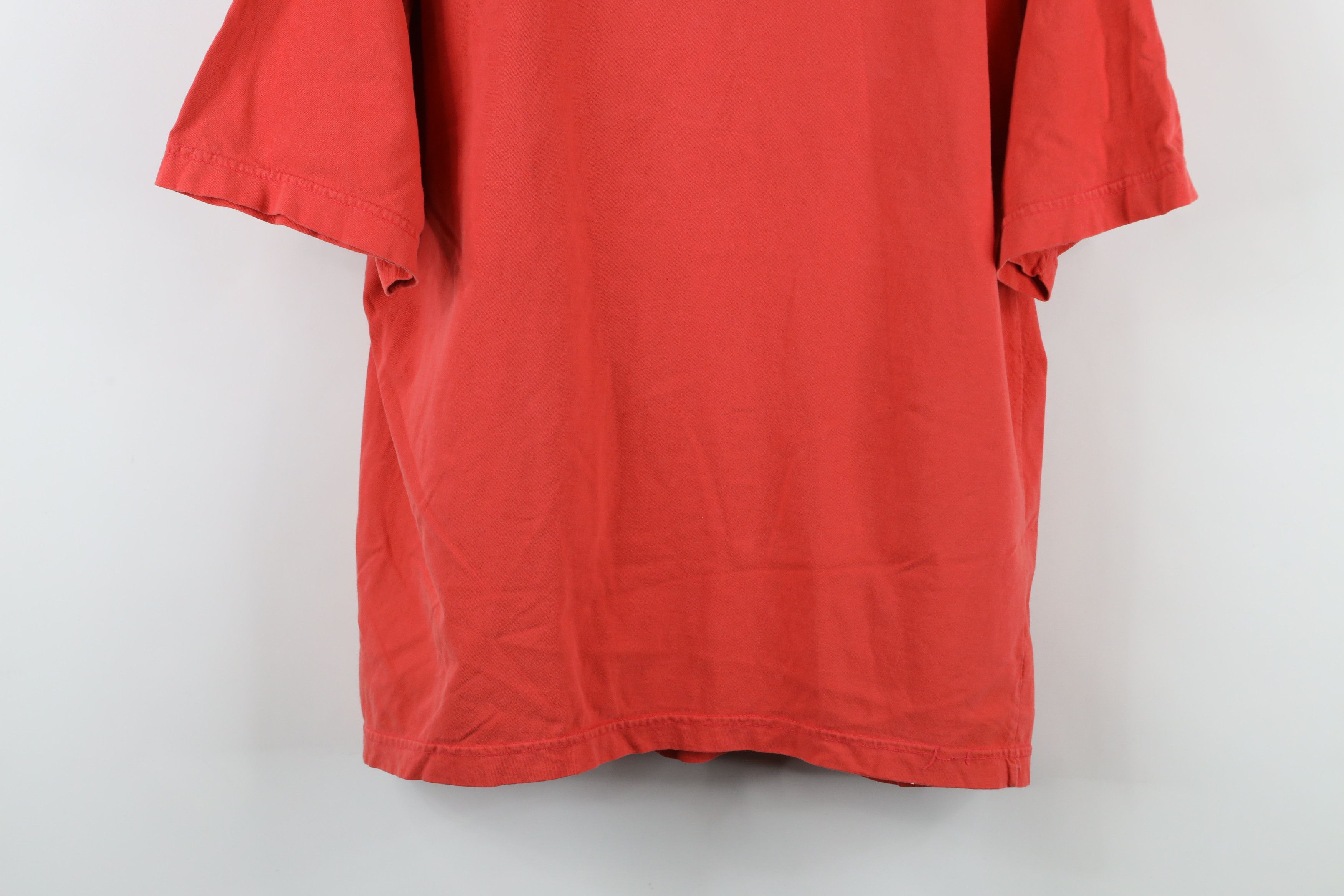 Levi's × Vintage Vintage 90s Levis Spell Out Script T-Shirt Coral Pink Cotton Size US M / EU 48-50 / 2 - 3 Thumbnail
