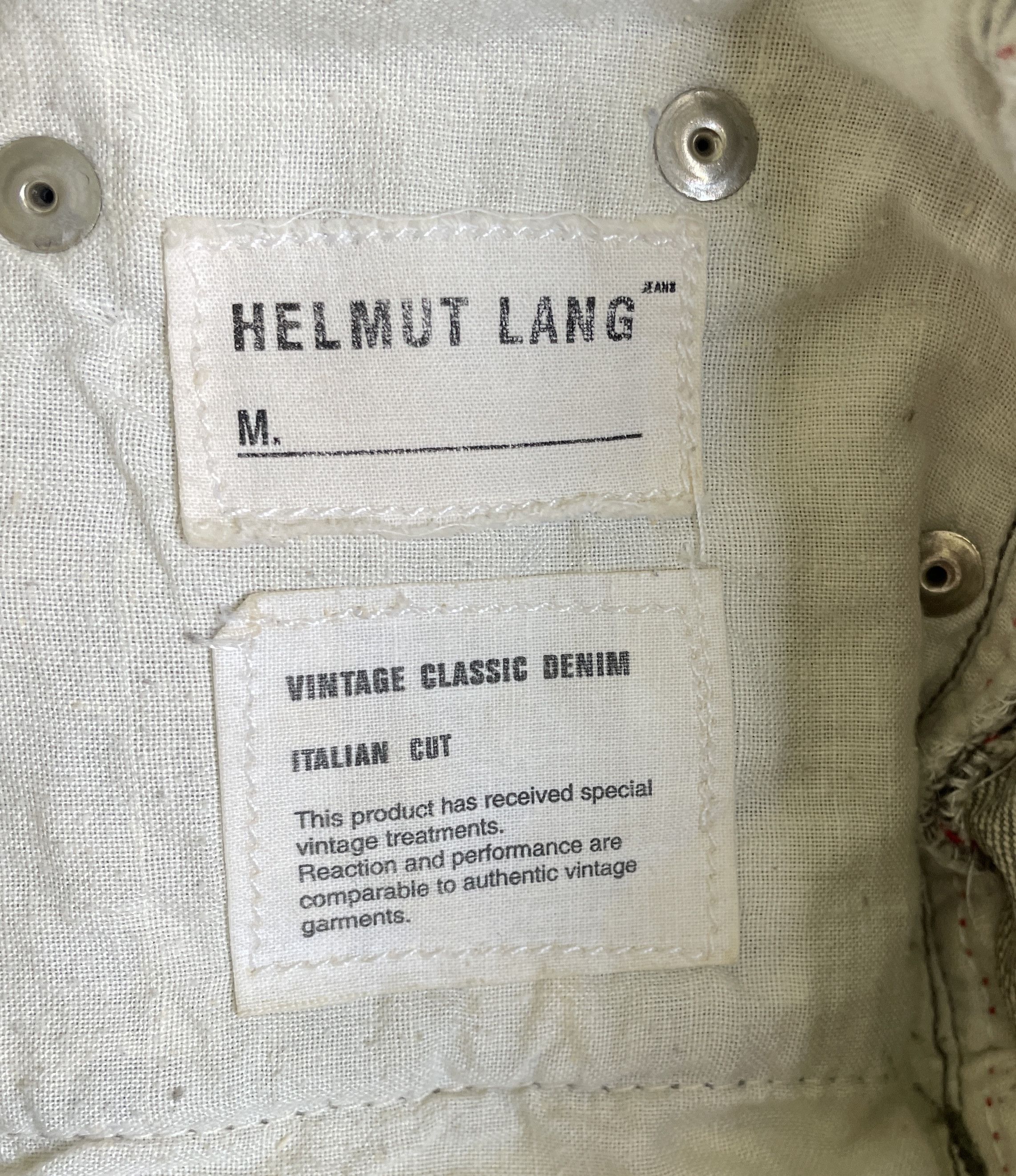 Helmut Lang HELMUT LANG Italian Cut washed Denim Size US 29 - 3 Thumbnail