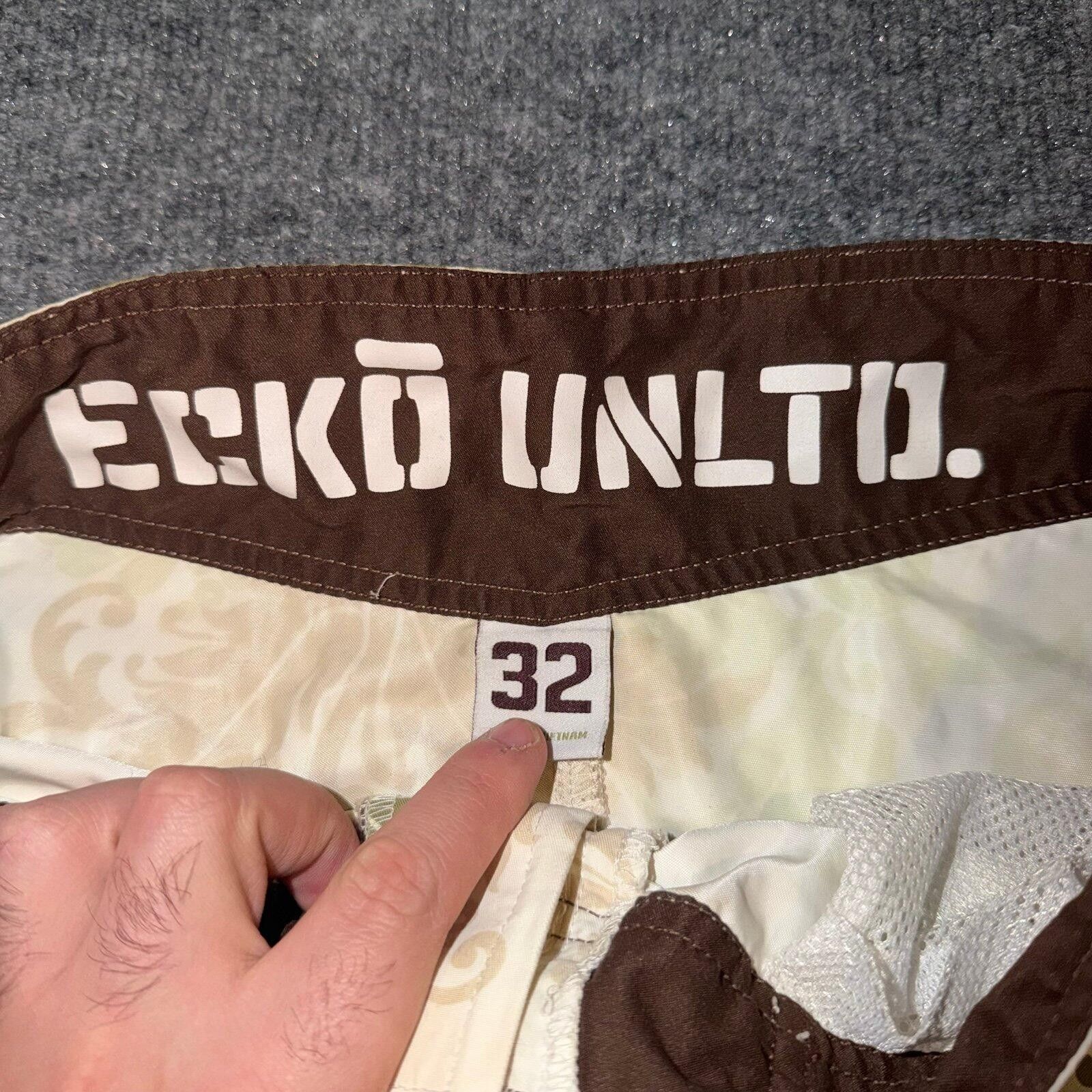 Ecko Unltd. Ecko Unlimited Grail Surf Board Shorts Mens SM 31 90s Rare Size US 30 / EU 46 - 4 Thumbnail