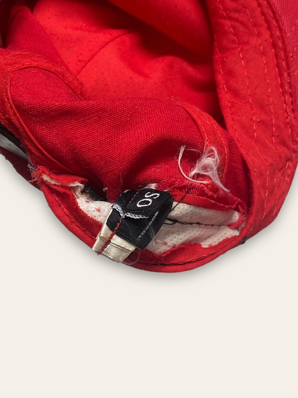 Diesel Vintage DIESEL Big Logo Red Snap Back Cap Y2K Size ONE SIZE - 6 Thumbnail