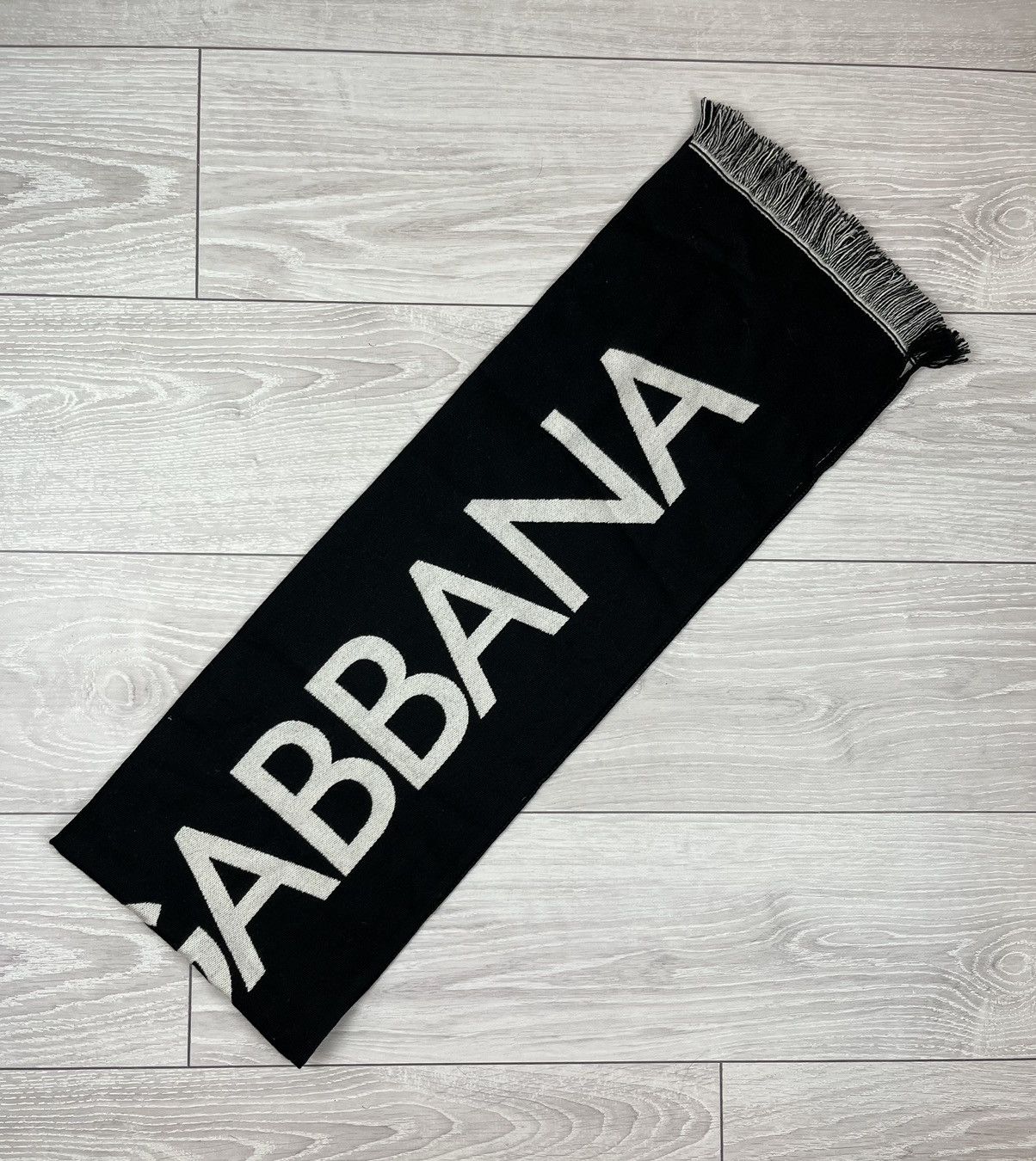 Dolce & Gabbana Dolce Gabbana Full Big Logo Luxury Scarf Y2K Size ONE SIZE - 4 Thumbnail