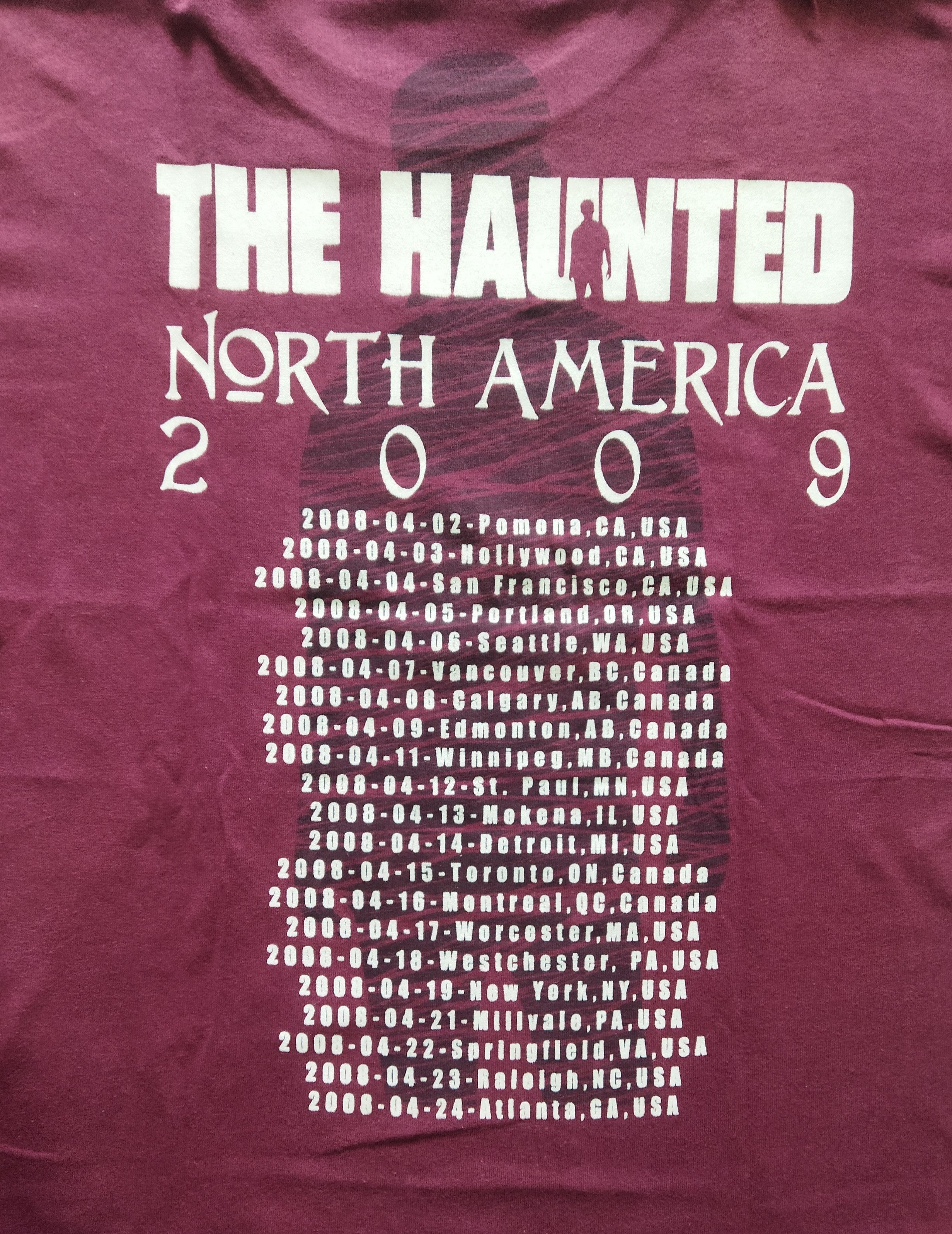 Band Tees The haunted North America 2009 Size US L / EU 52-54 / 3 - 3 Thumbnail