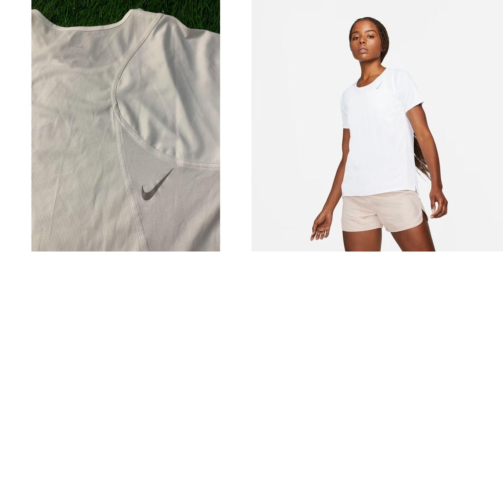 Nike Nike Dri-Fit Women Training Shirt Jersey Tee L White Running Sport Shirt Ladies 2023 Size L / US 10 / IT 46 - 8 Thumbnail
