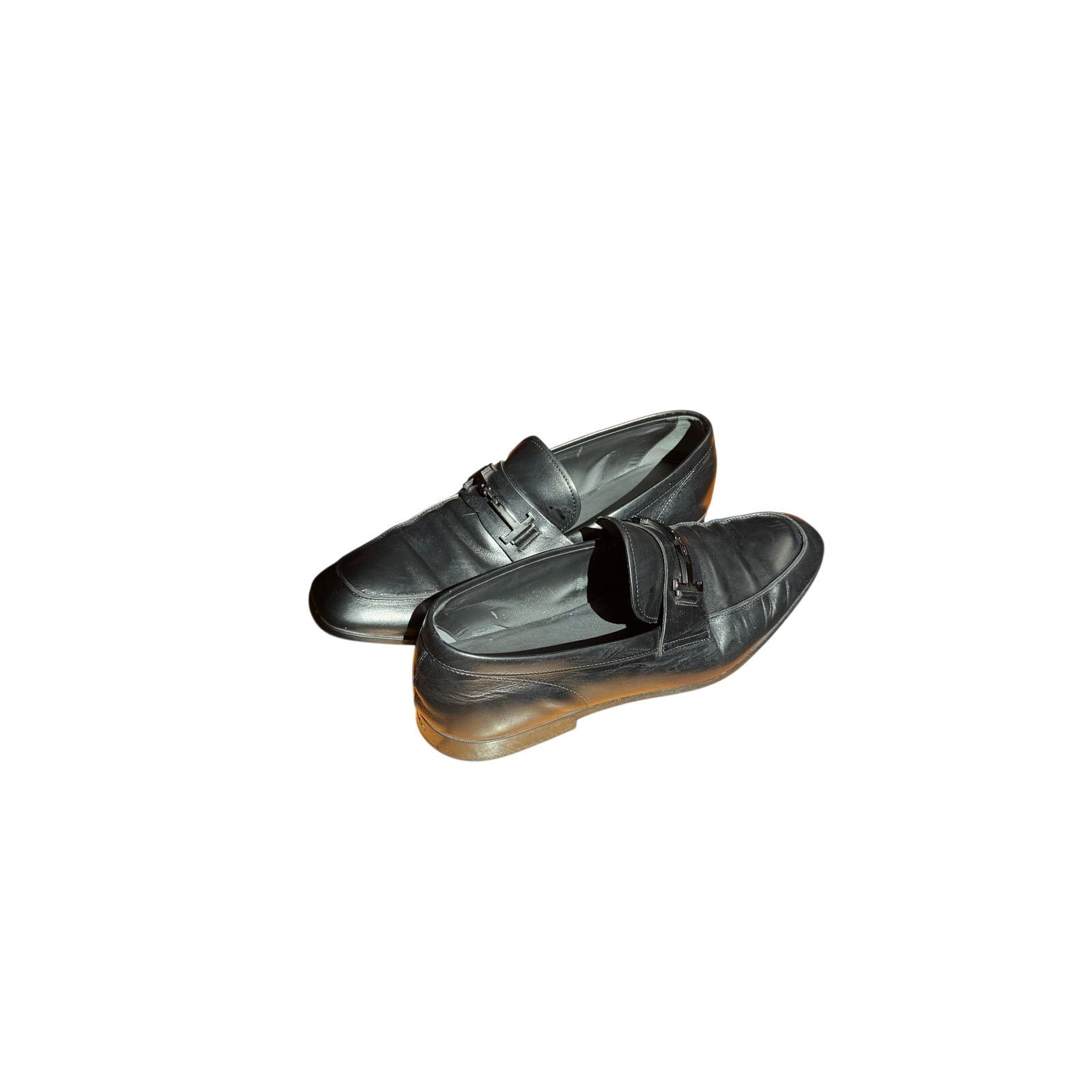 Tod's Tod's Black Leather Loafers Size US 11 / EU 44 - 2 Thumbnail