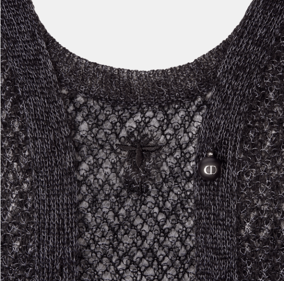 Dior o1w1db10925 444W01 Twinset Sweater in Black Size XS / US 0-2 / IT 36-38 - 3 Thumbnail
