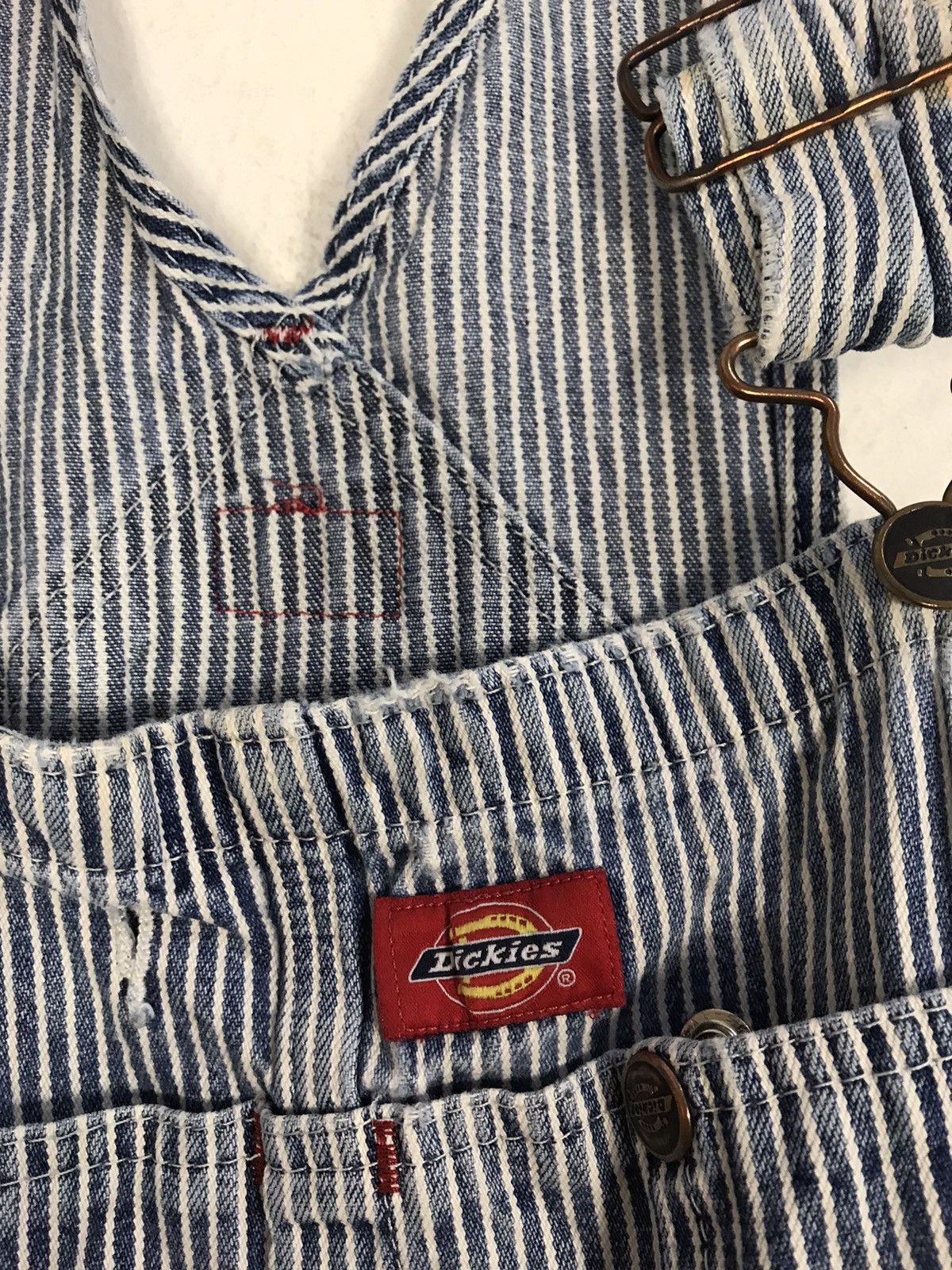 Dickies Dickies Hickory Indigo Denim Coveral Overall Jumper Workwear Size US 38 / EU 54 - 4 Thumbnail