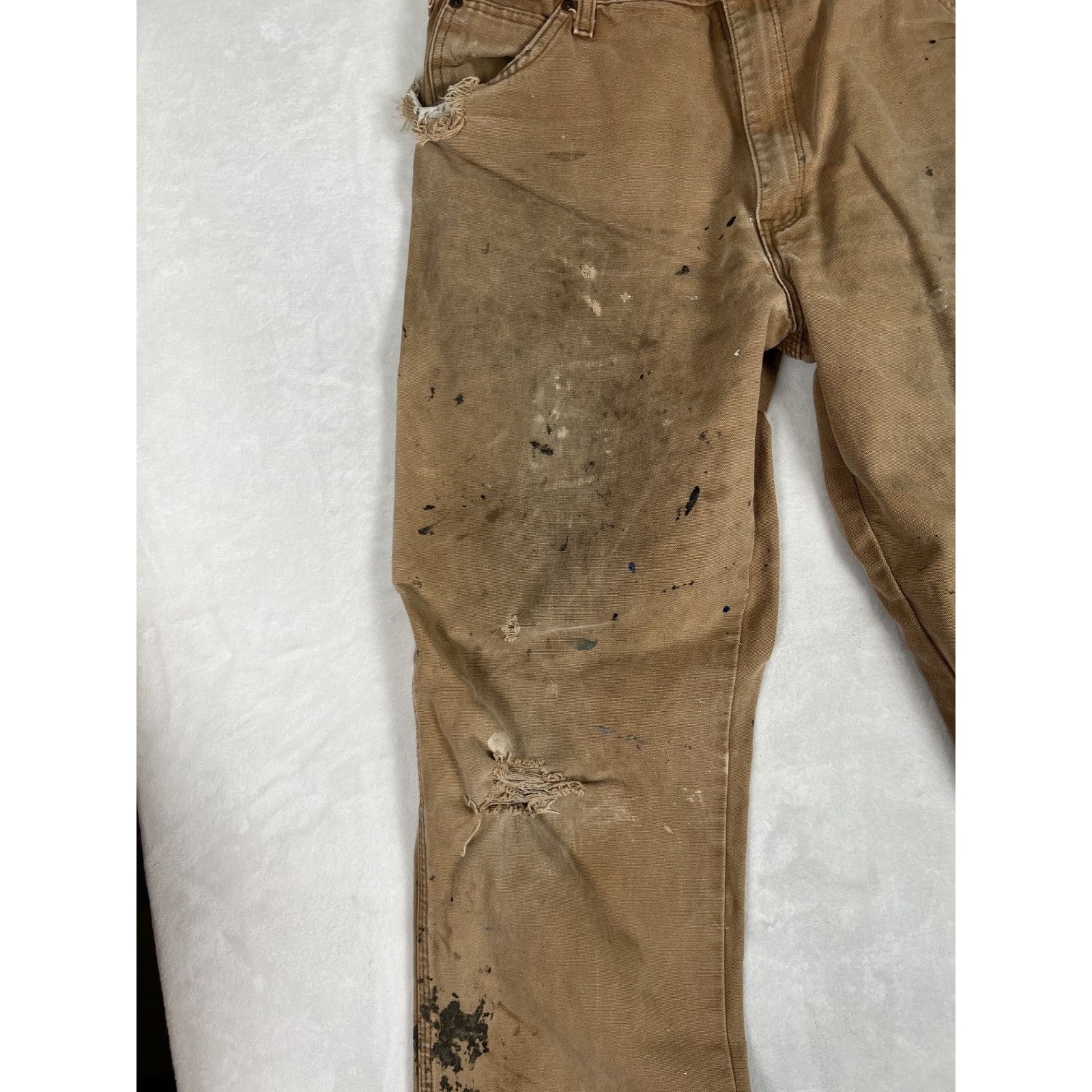 Dickies Dickies Carpenter Canvas Pants Workwear Utility Brown Size 3 Size US 36 / EU 52 - 3 Thumbnail