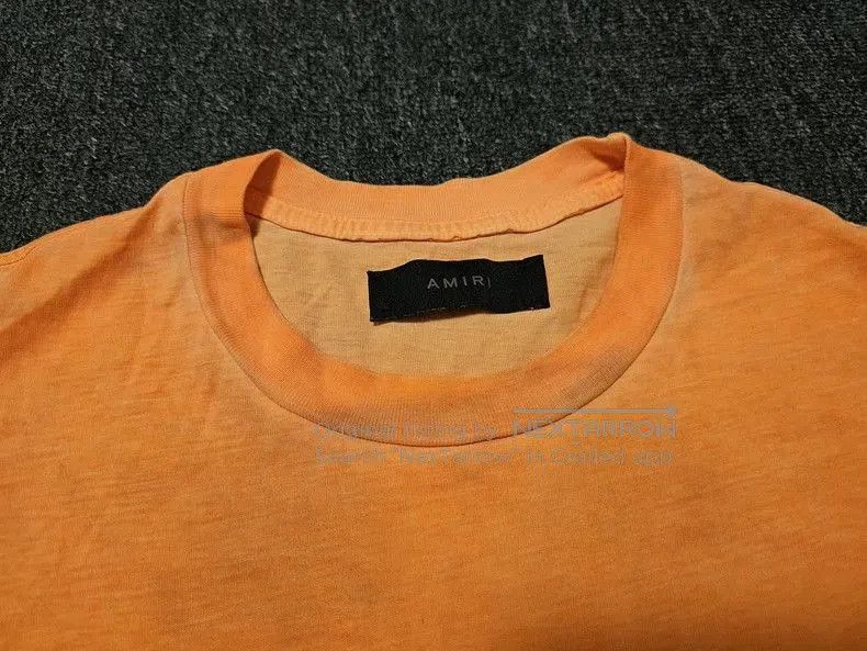 Amiri Amiri Men's Washed Orange Oversize T. Size US S / EU 44-46 / 1 - 3 Thumbnail