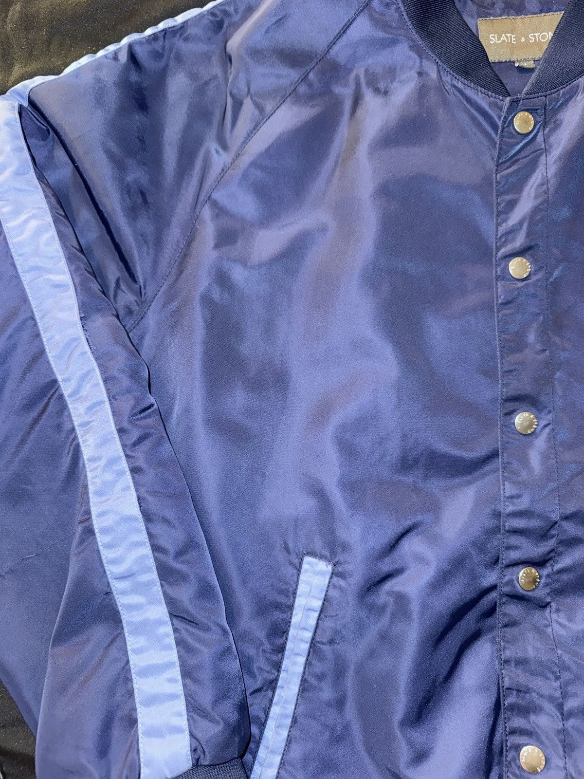 Slate & Stone Slate & Stone Dark Blue Bomber Size US XL / EU 56 / 4 - 2 Thumbnail