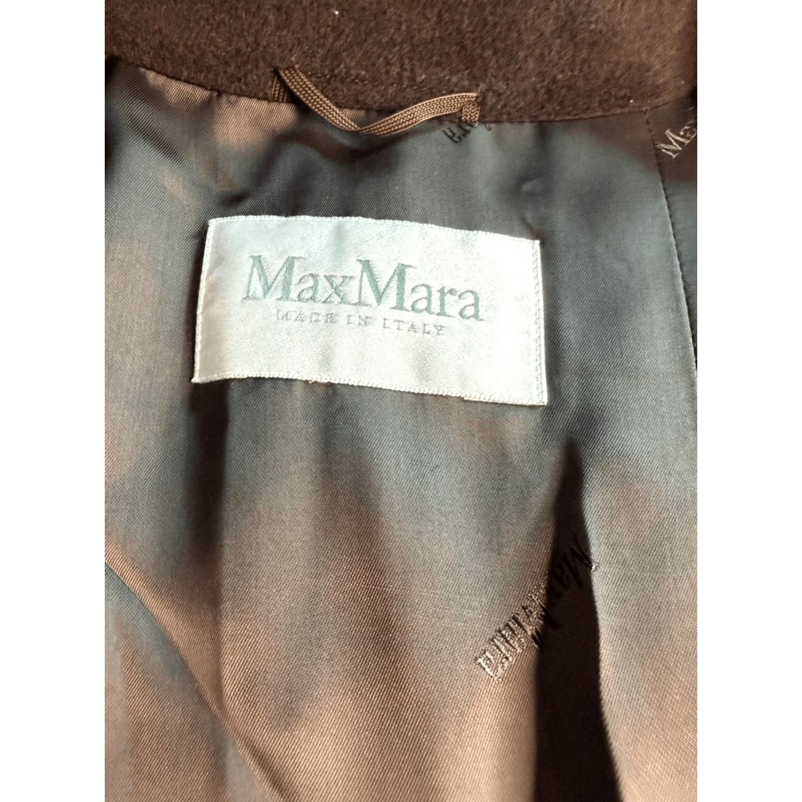 Max Mara Max Mara Coat Women’s Size 6 Brown Wool Cashmere Double Breasted Pea Coat Size M / US 6-8 / IT 42-44 - 3 Thumbnail