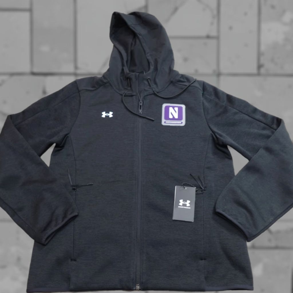 Under Armour Under Armour Womens Jacket Medium Black Full Zip Storm Northwestern NEW Size M / US 6-8 / IT 42-44 - 1 Thumbnail
