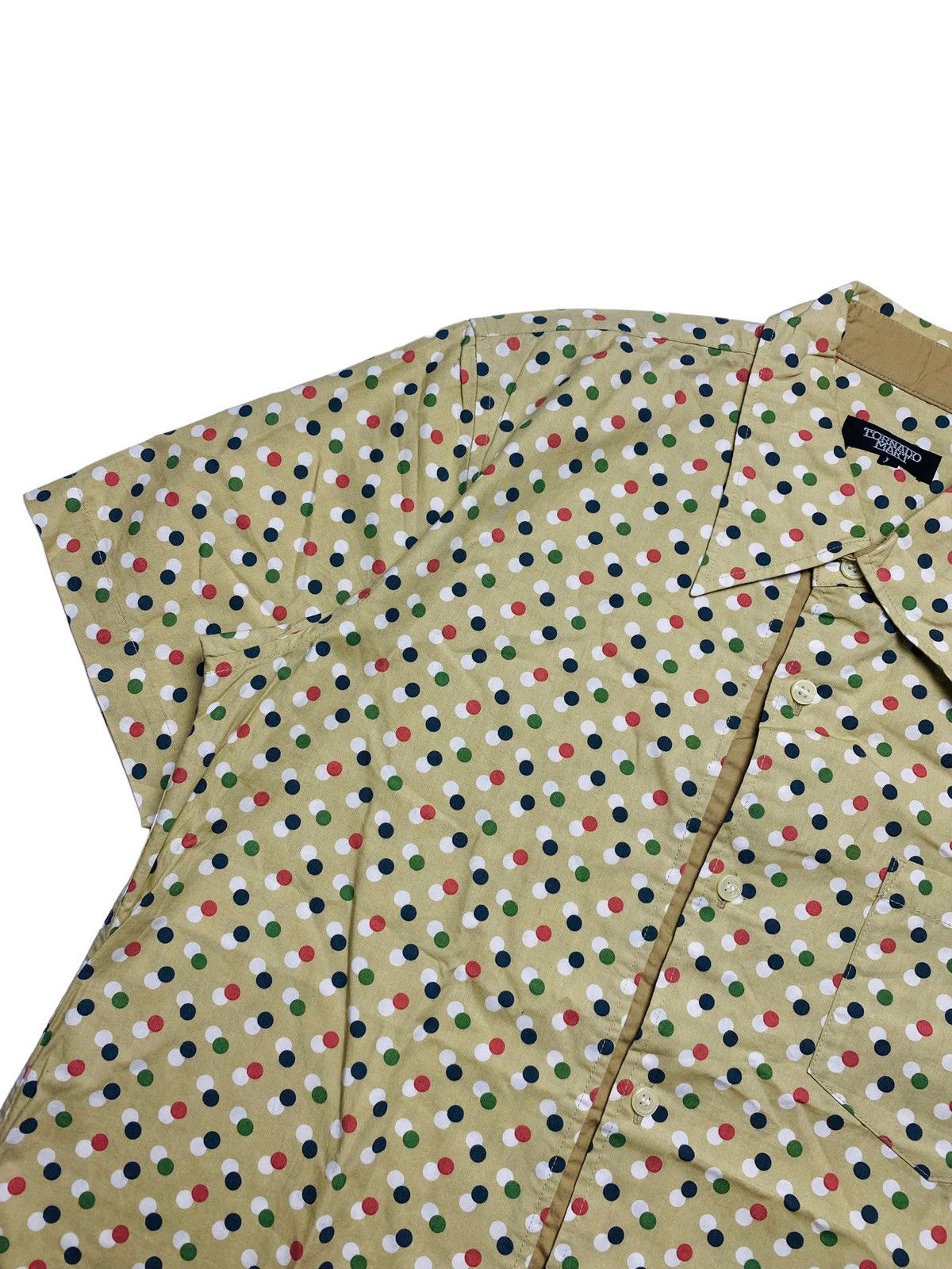 If Six Was Nine 2000s Tornado Mart - Micro Polka Button Shirt Size US M / EU 48-50 / 2 - 2 Thumbnail