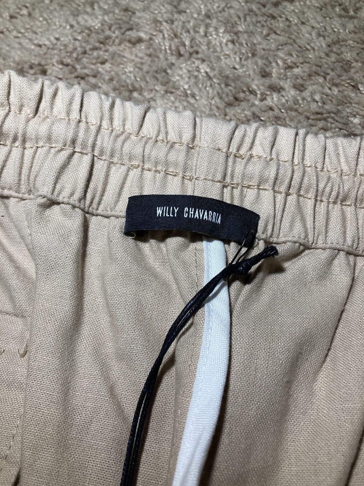 Willy Chavarria New SS25 Willy Chavarria Ruff Rider Tan Track Pants 2025 Size US 34 / EU 50 - 5 Thumbnail