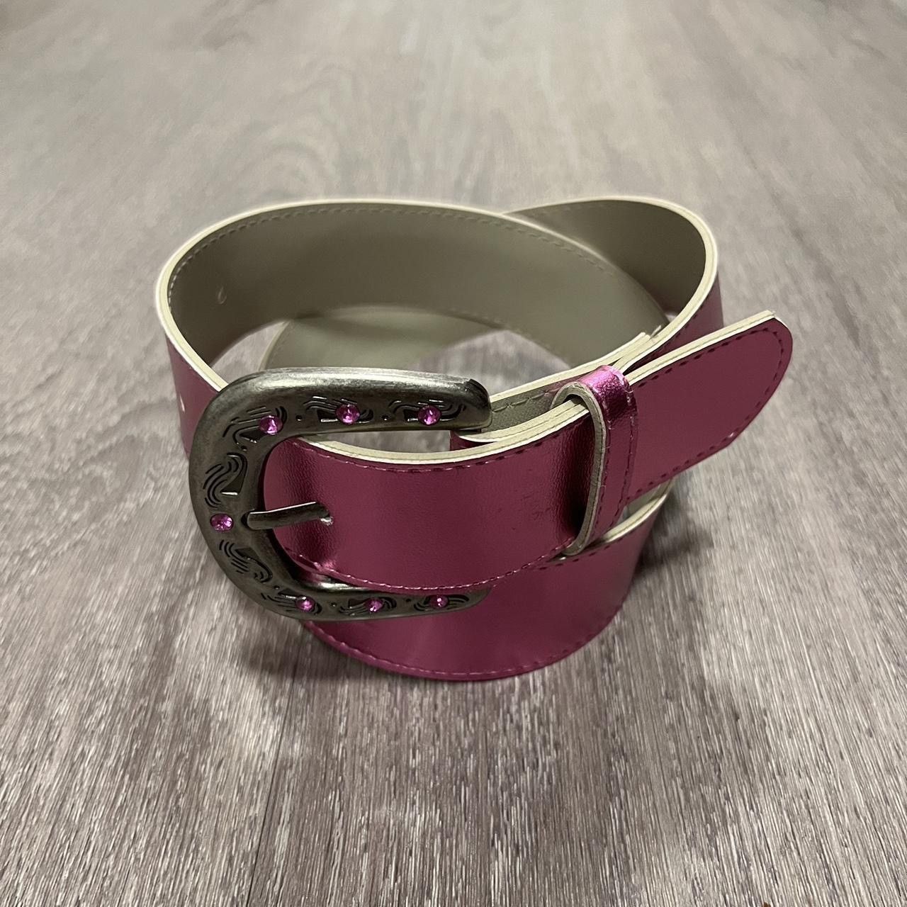 Other Y2k 2000s Rhinestone Pink Belt Size ONE SIZE - 2 Thumbnail