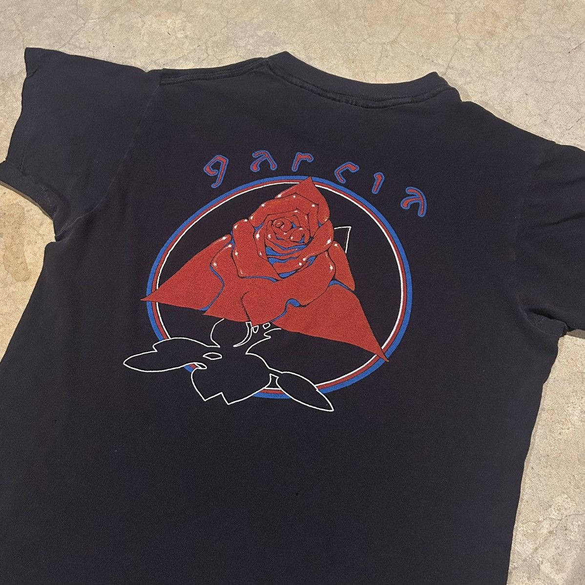 Grateful Dead Vintage 1980s The Jerry Garcia Band Grateful Dead Tee Rare Size US S / EU 44-46 / 1 - 6 Thumbnail