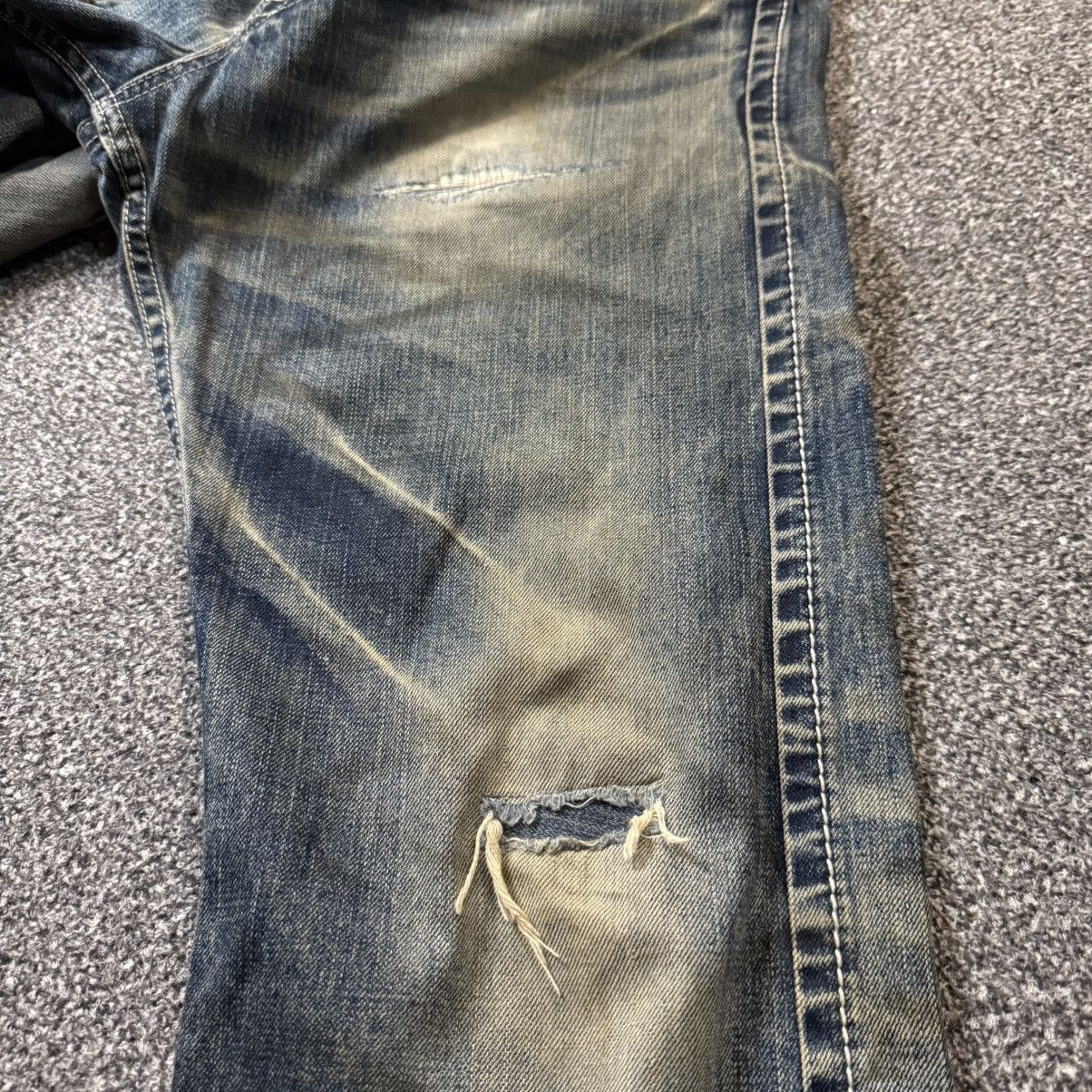 If Six Was Nine 🔥🔥🇯🇵 Japanese Distressed Dirty Clawmark Denim Size US 32 / EU 48 - 4 Thumbnail