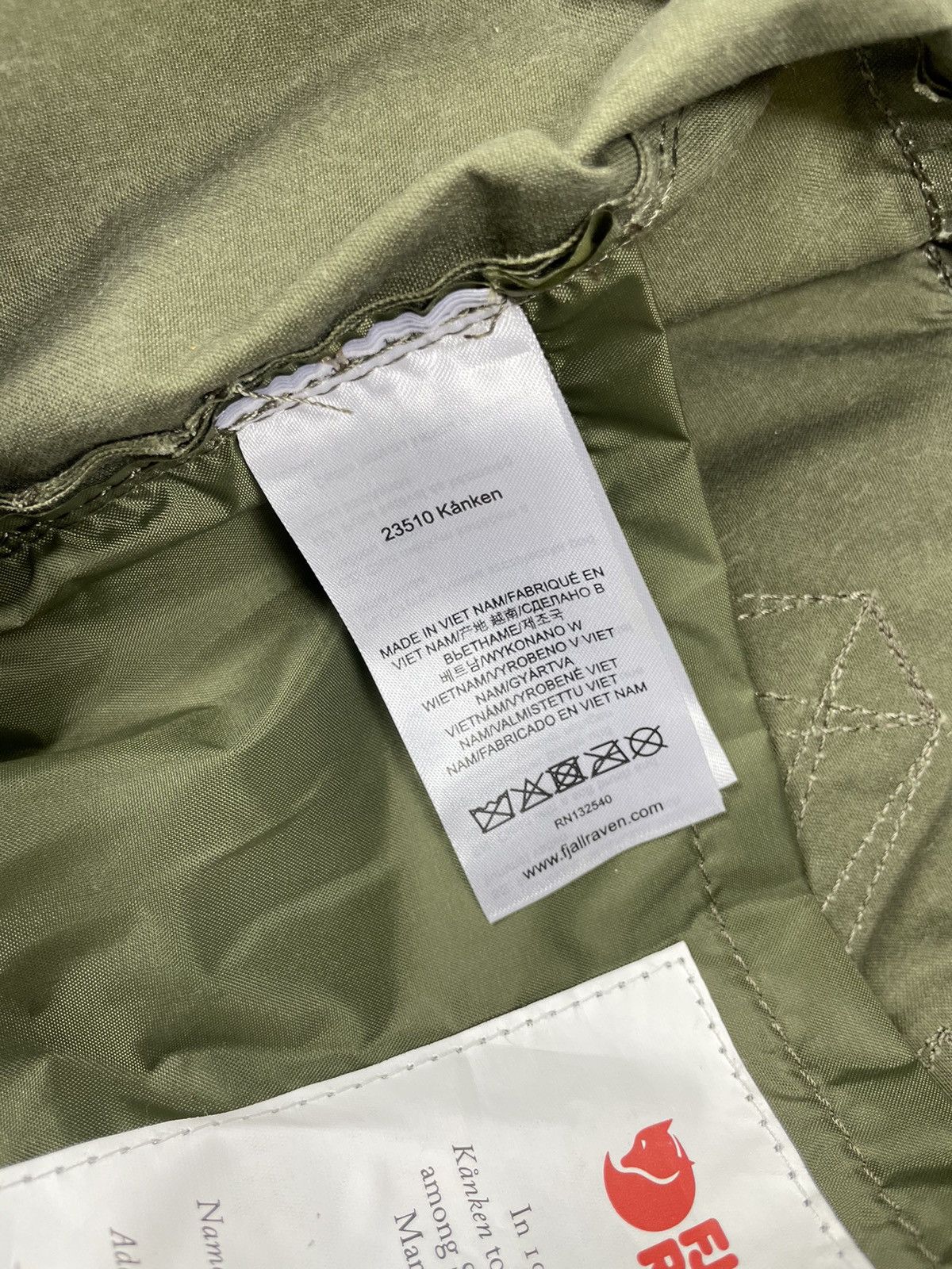 Fjallraven Fiallraven Kanken Khaki Backpack Medium Size ONE SIZE - 6 Thumbnail