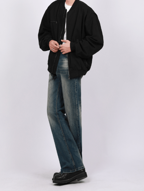 Japanese Brand × Jean Cleanfit American loose straight distressed flared jeans Size US 32 / EU 48 - 3 Thumbnail