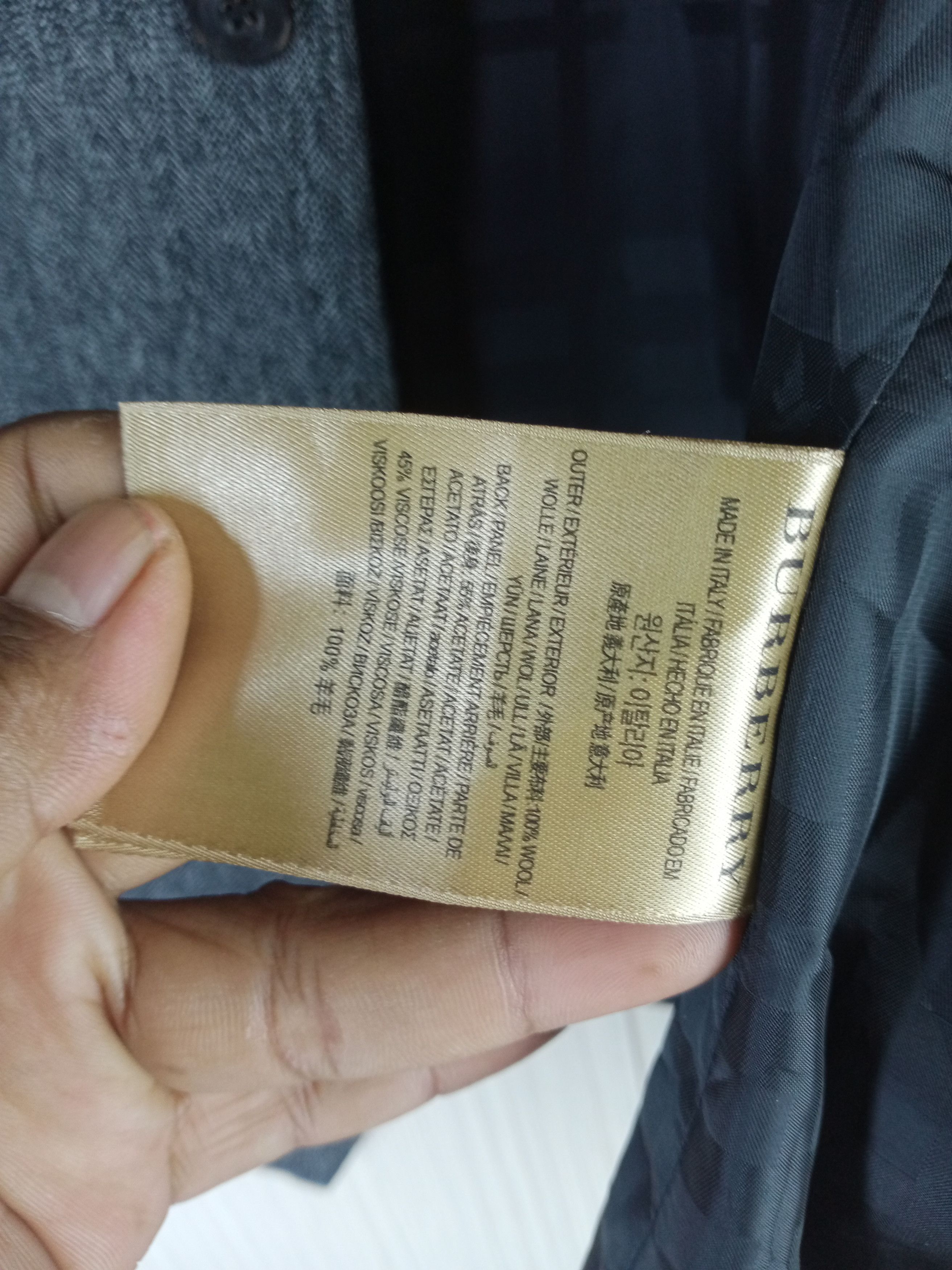 Burberry Rare Burberry London England Suit Vest Made in Italy Size US M / EU 48-50 / 2 - 6 Thumbnail