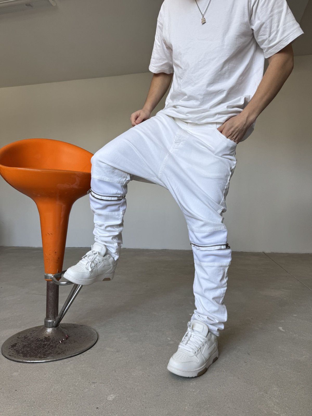 Concepts d'Odeur Odeur Zipped Denim Rick Owens Style Jeans Size US 32 / EU 48 - 2 Thumbnail