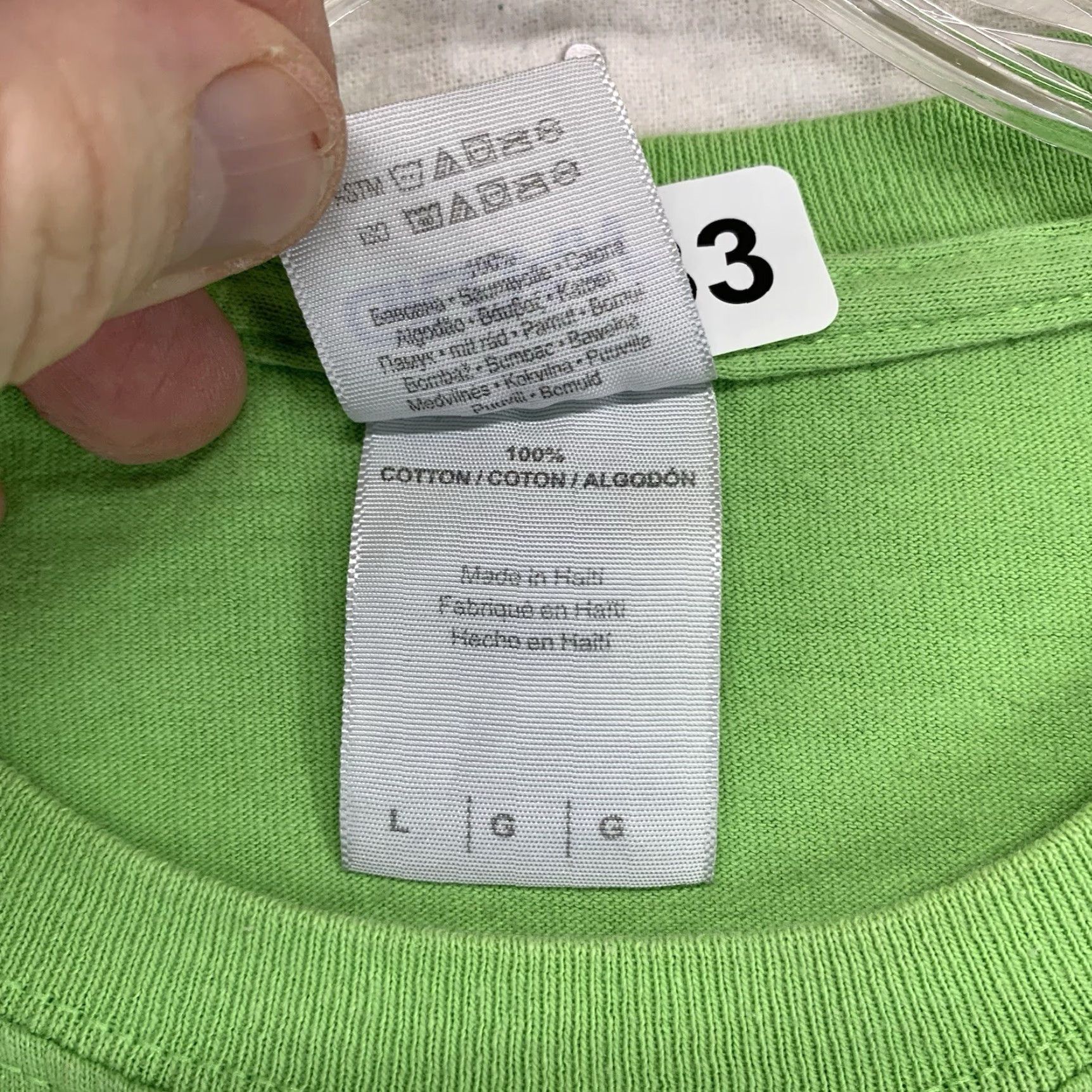 Gildan Gildan Jim Beam Graphic Print T-Shirt Unisex Adult Large Light Green Logo Tee Classic Whiskey Party Size US L / EU 52-54 / 3 - 7 Thumbnail