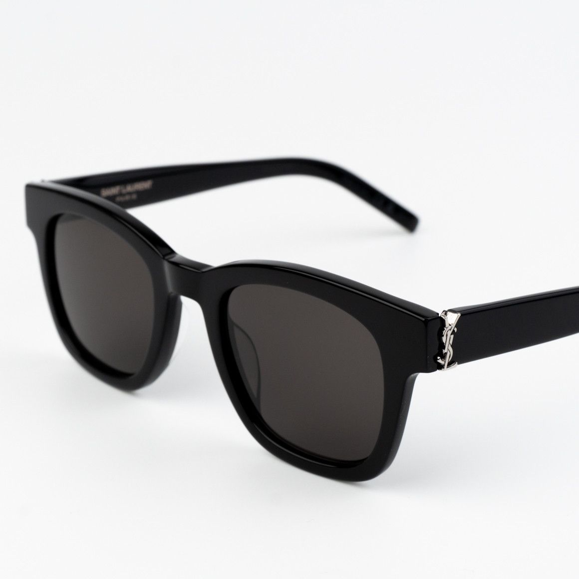 Saint Laurent Paris NEW Saint Laurent SLM124 001 Black Grey Women Sunglasses Size ONE SIZE - 3 Thumbnail