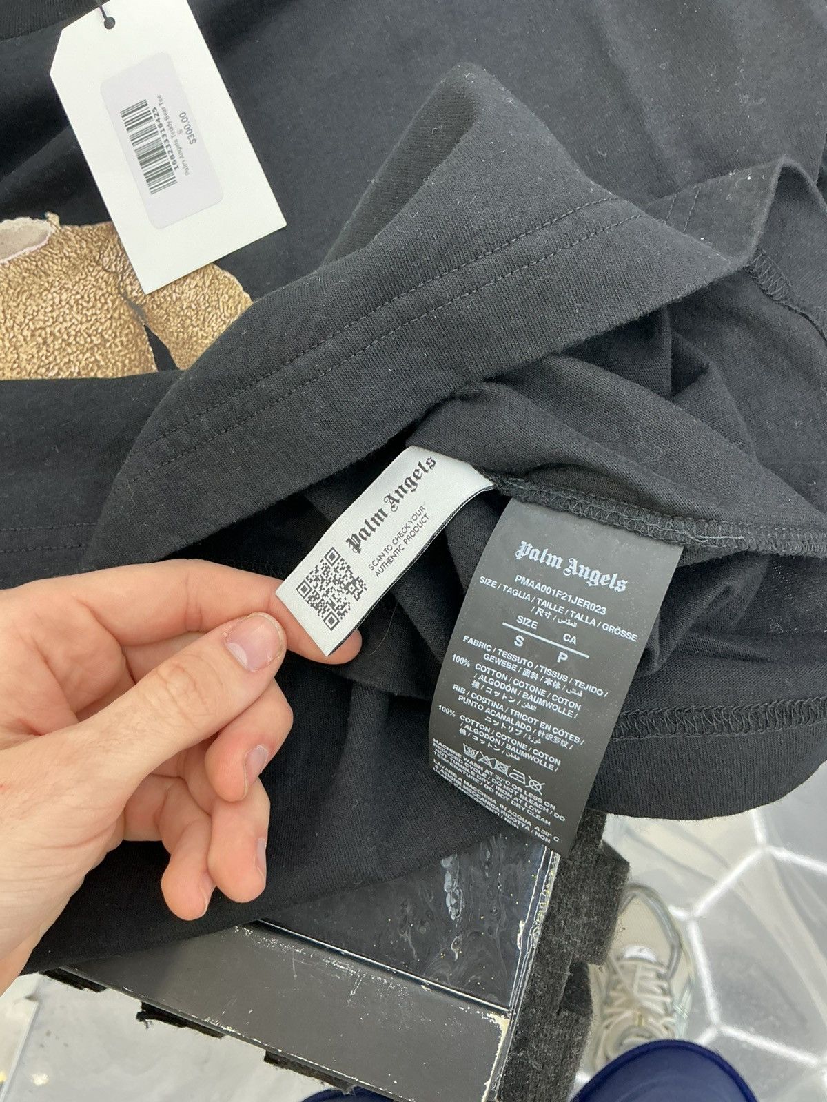 Palm Angels Palm Angels Bear Tee Black Size S Size US S / EU 44-46 / 1 - 9 Thumbnail