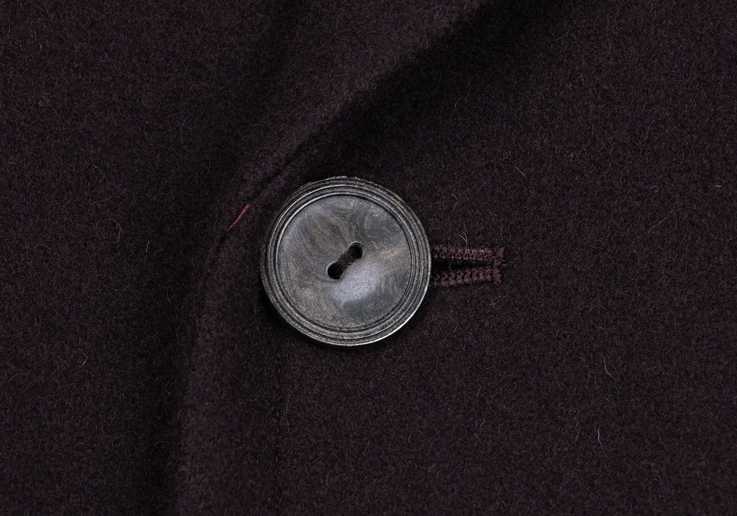 Jean Paul Gaultier Wool Nylon Peak Lapel Coat in Burdy Size 48 Size US M / EU 48-50 / 2 - 5 Thumbnail