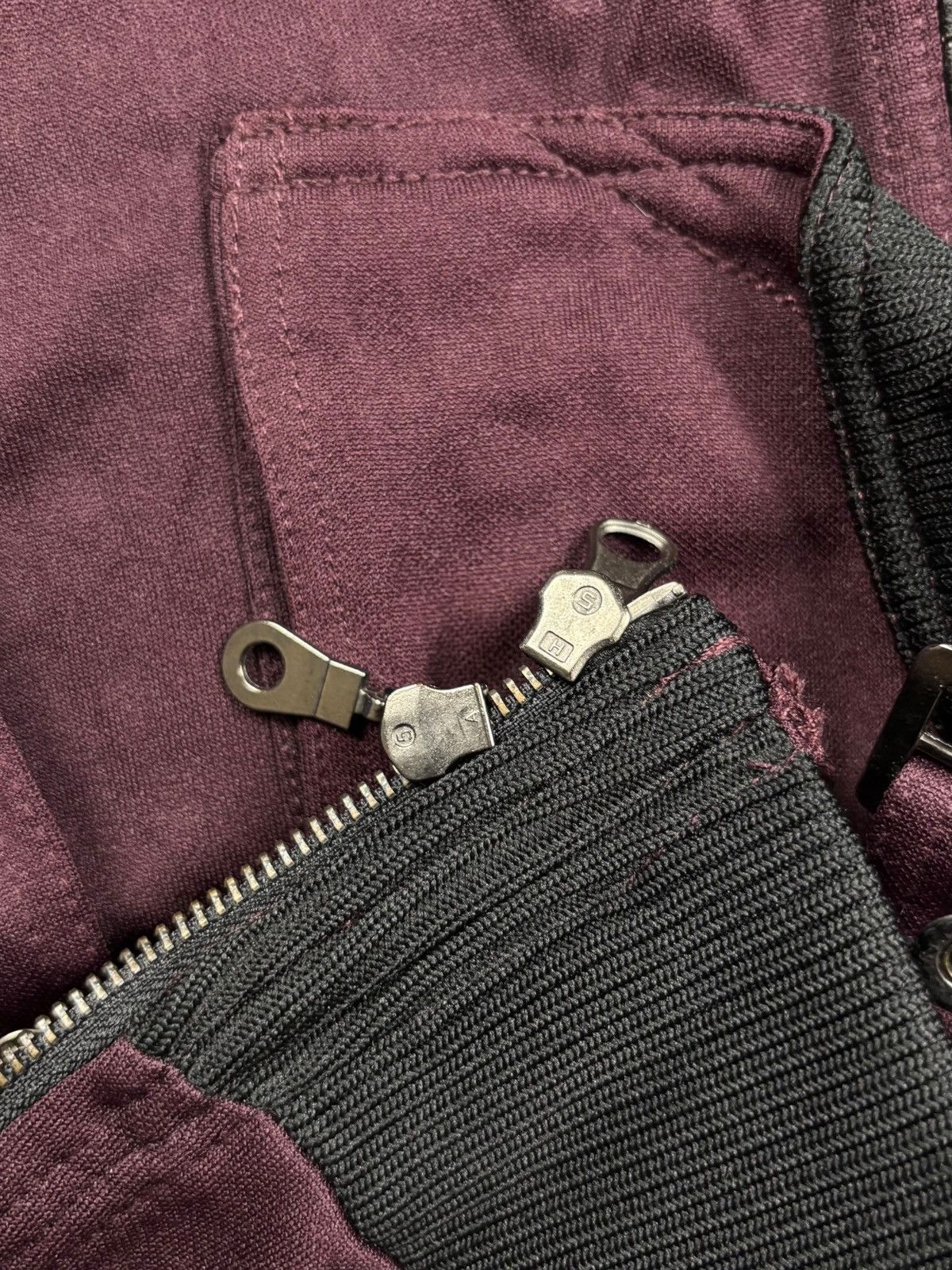 BUFFALO BOBS 2000s Semantic Design - Red Wine Vkei Style Jacket Size US M / EU 48-50 / 2 - 8 Thumbnail