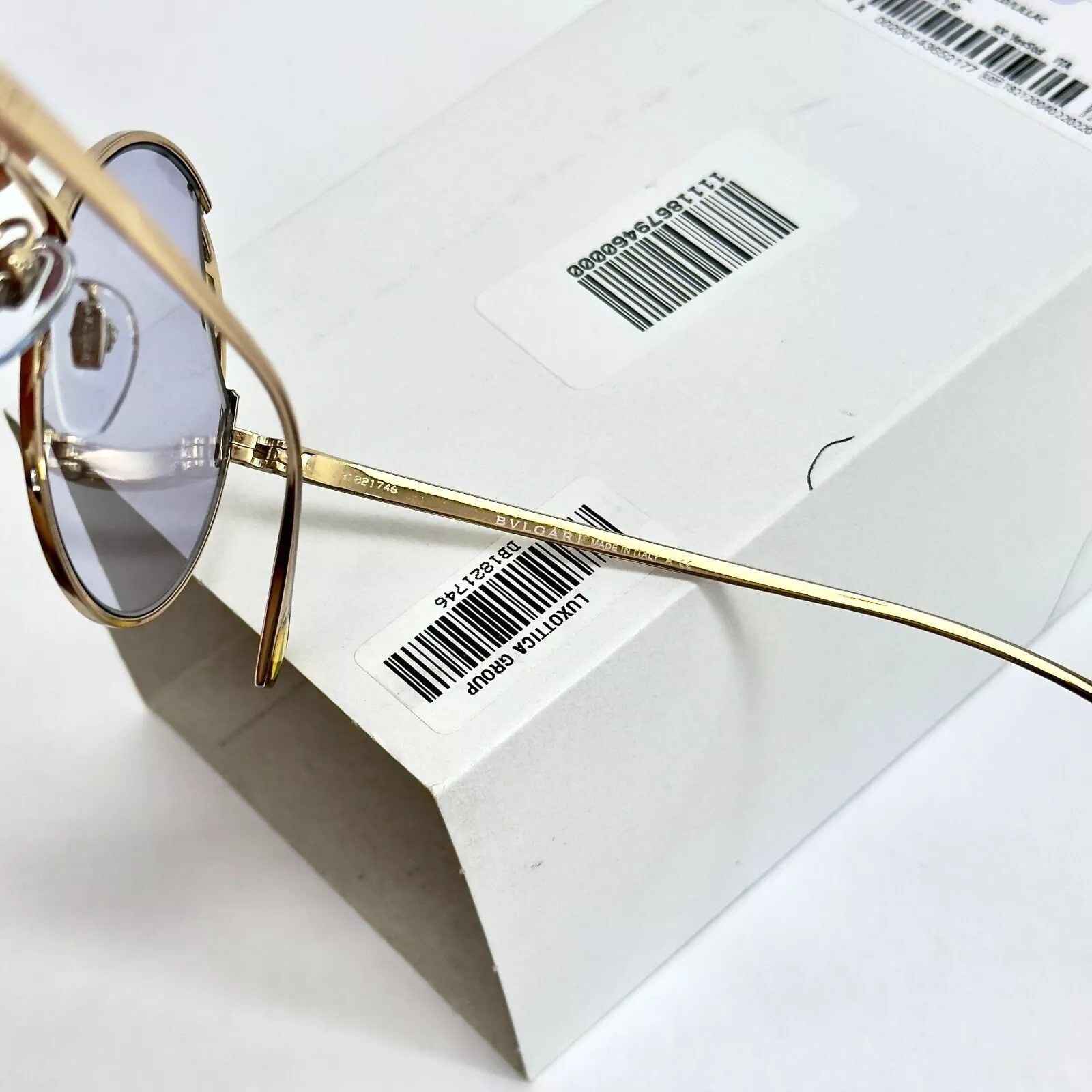 Bvlgari BVLGARI SERPENTEYES BV6159 Blue Lilac Enamel Sunglasses 6159 Size ONE SIZE - 10 Thumbnail