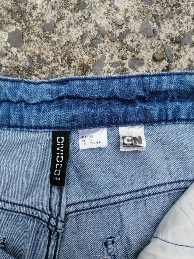 Cartoon Network H&M X Cartoon Network Power Puff Girls Denim Jeans Size 29" - 4 Thumbnail