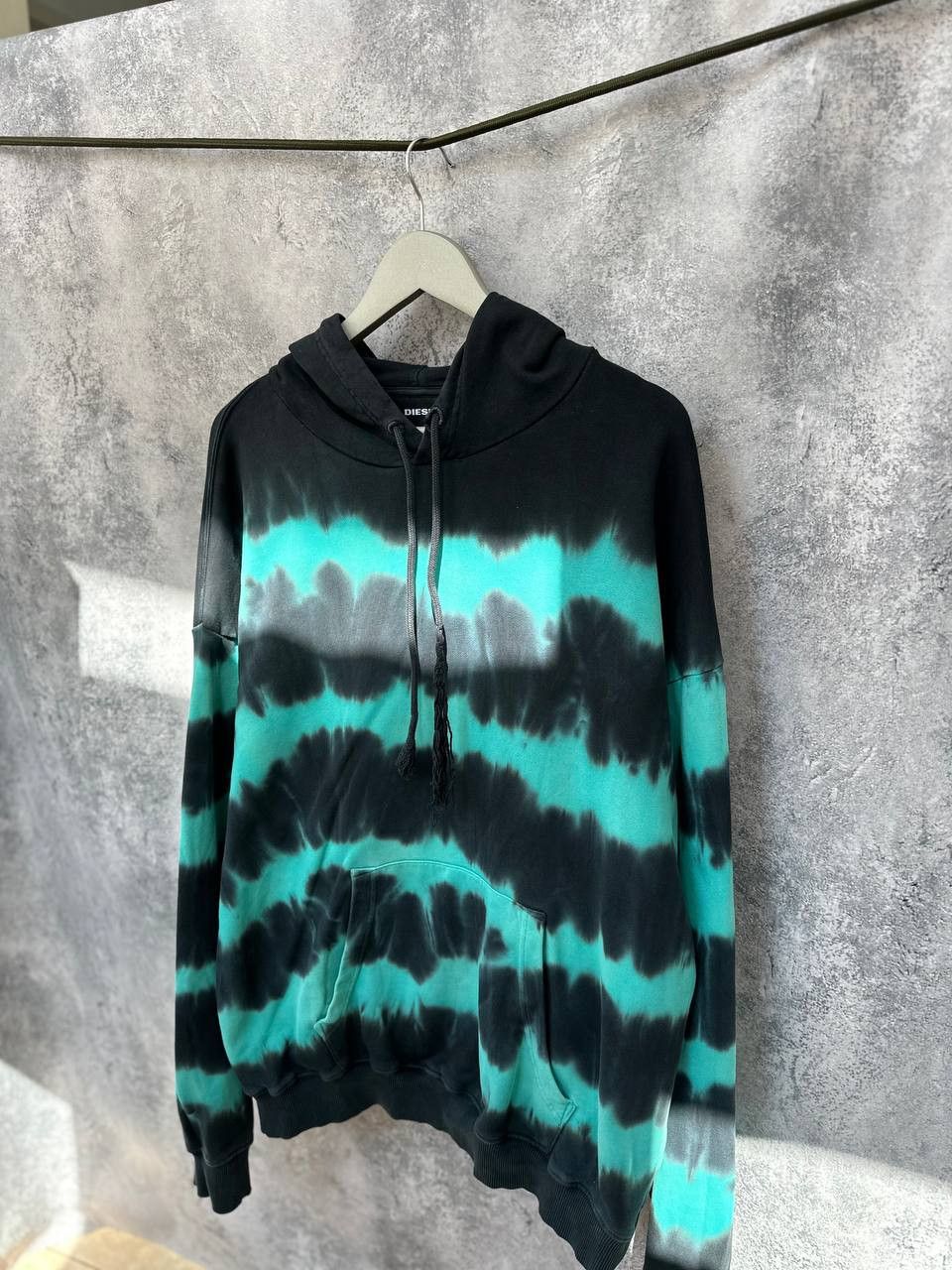 Diesel Diesel Tie-Dyed Reflective Hoodie Sweatshirt Relaxed Fit Size US M / EU 48-50 / 2 - 2 Thumbnail