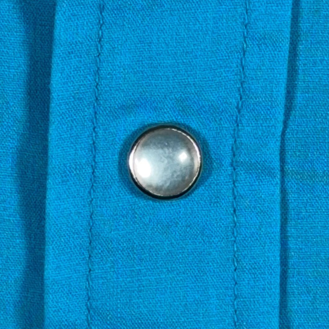 Vintage VINTAGE Sheplers Western Shirt Adult 2XL 2XL Blue Pearl Snap Cowboy Rodeo 90s Shirt Mens Size US XXL / EU 58 / 5 - 5 Thumbnail