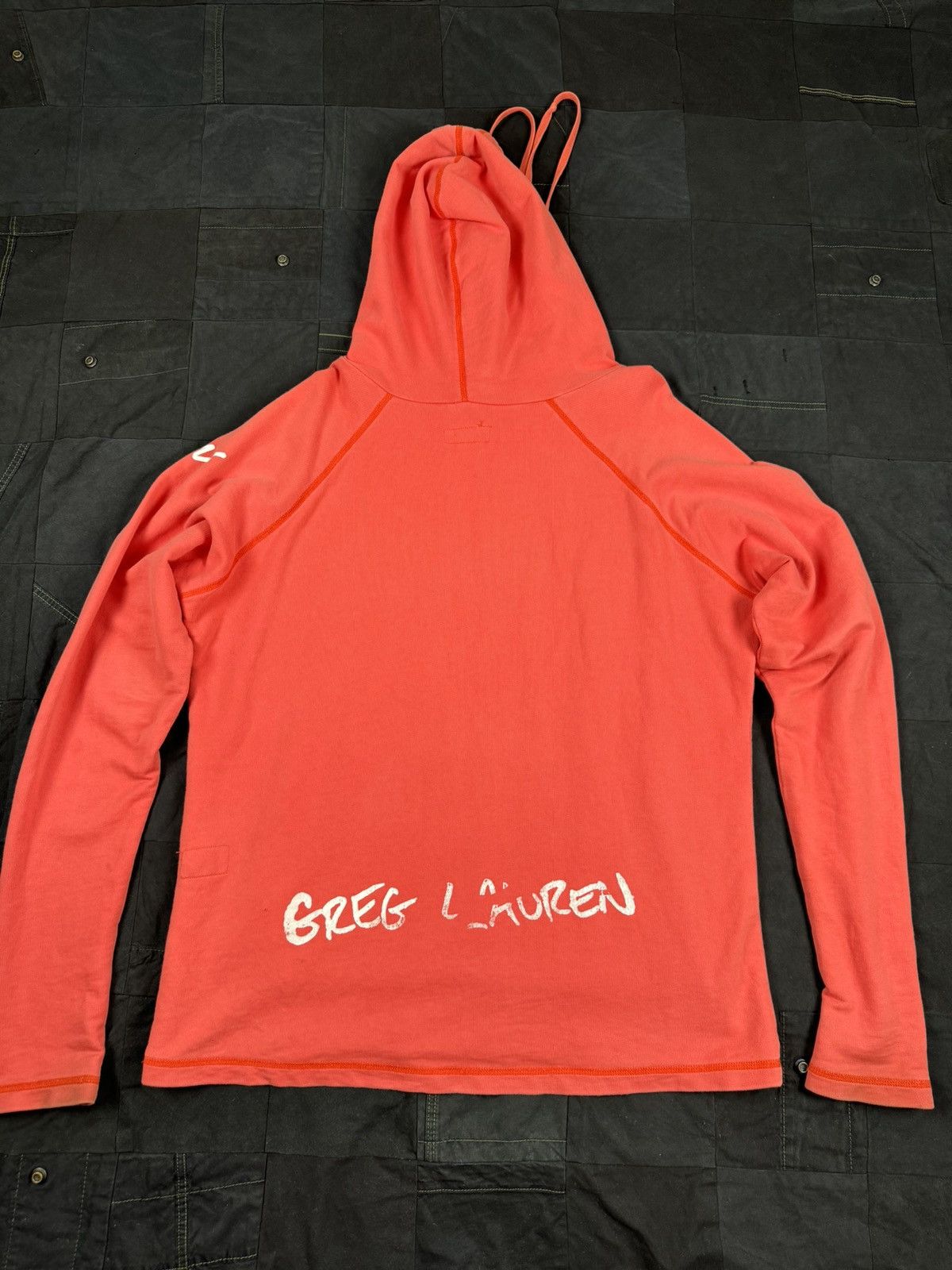 Greg Lauren Faded Red Hoodie Size US L / EU 52-54 / 3 - 2 Thumbnail