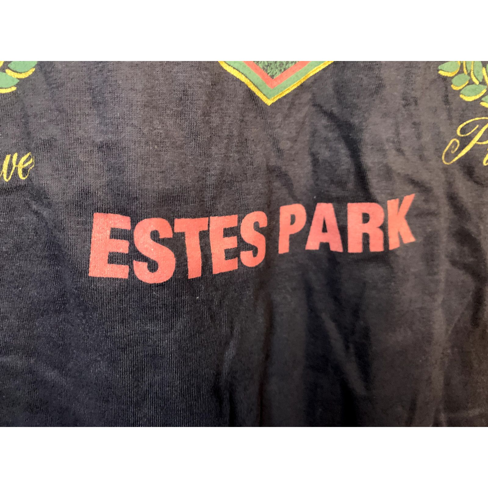 Jerzees Vintage Rocky Mountains Shirt Estes Park Tee VTG 1993 Large Size US L / EU 52-54 / 3 - 6 Thumbnail