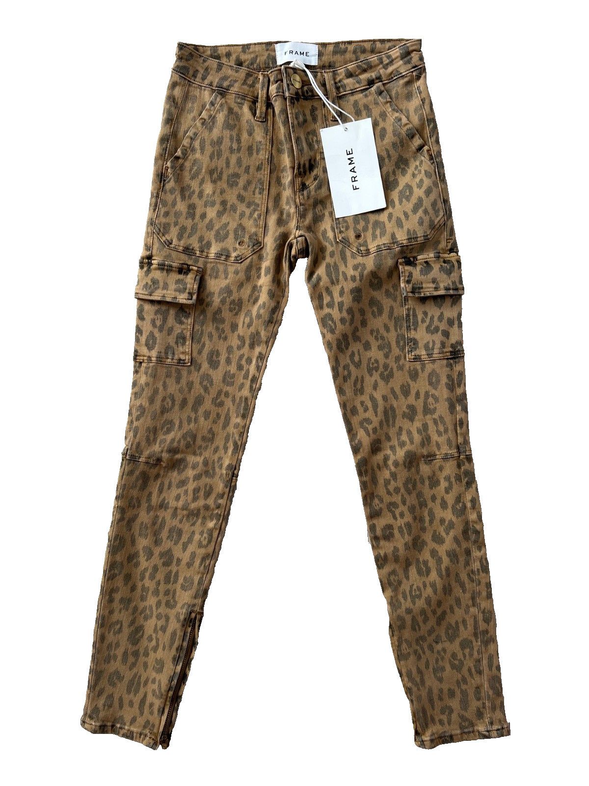 Frame Frame Cargo Skinny Spring Cheetah Jeans ( 24 ) Size 24" / US 00 / IT 34 - 3 Thumbnail