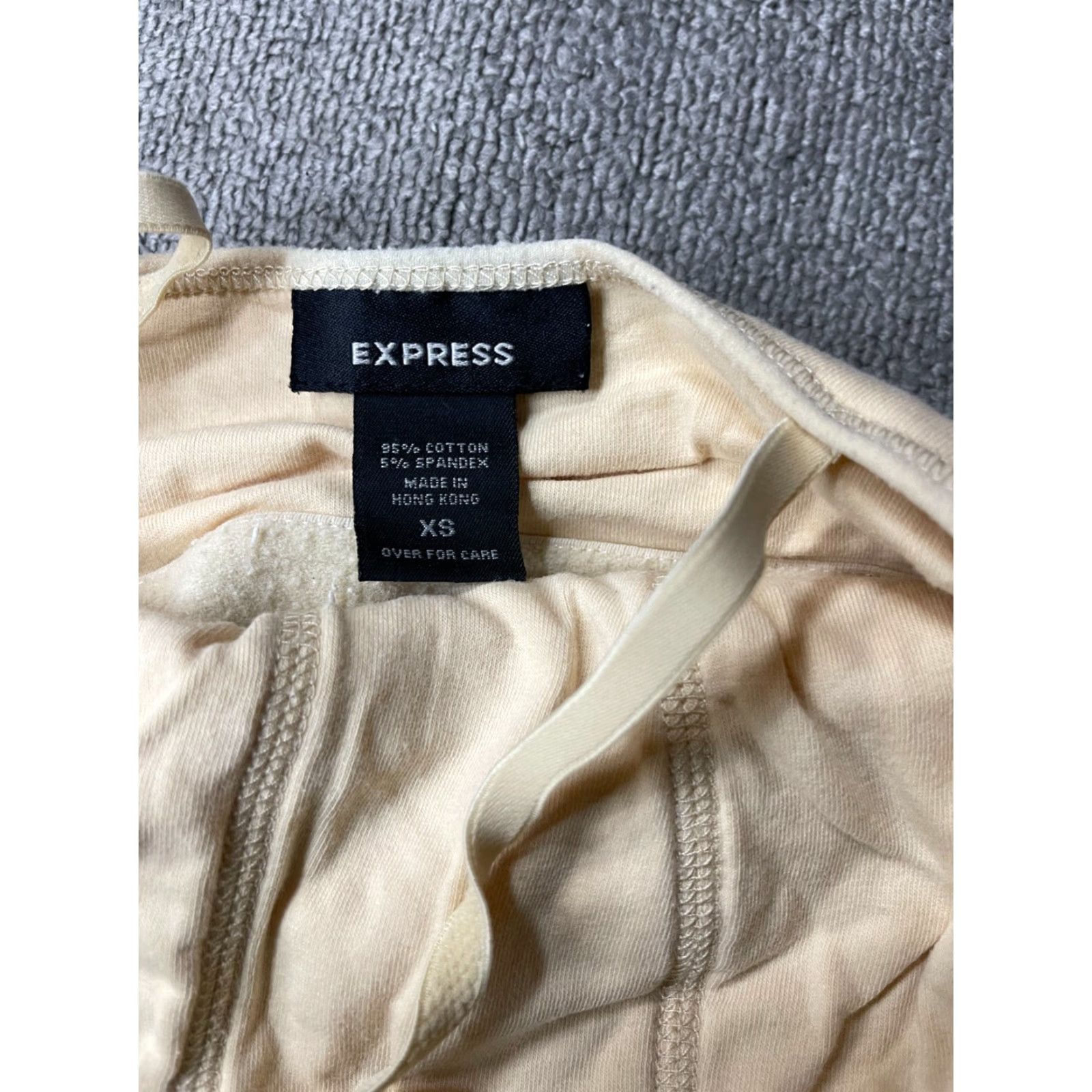 Express Express Tank Top Tank Women XS Tan Sleeveless Shirt Size XS / US 0-2 / IT 36-38 - 4 Thumbnail