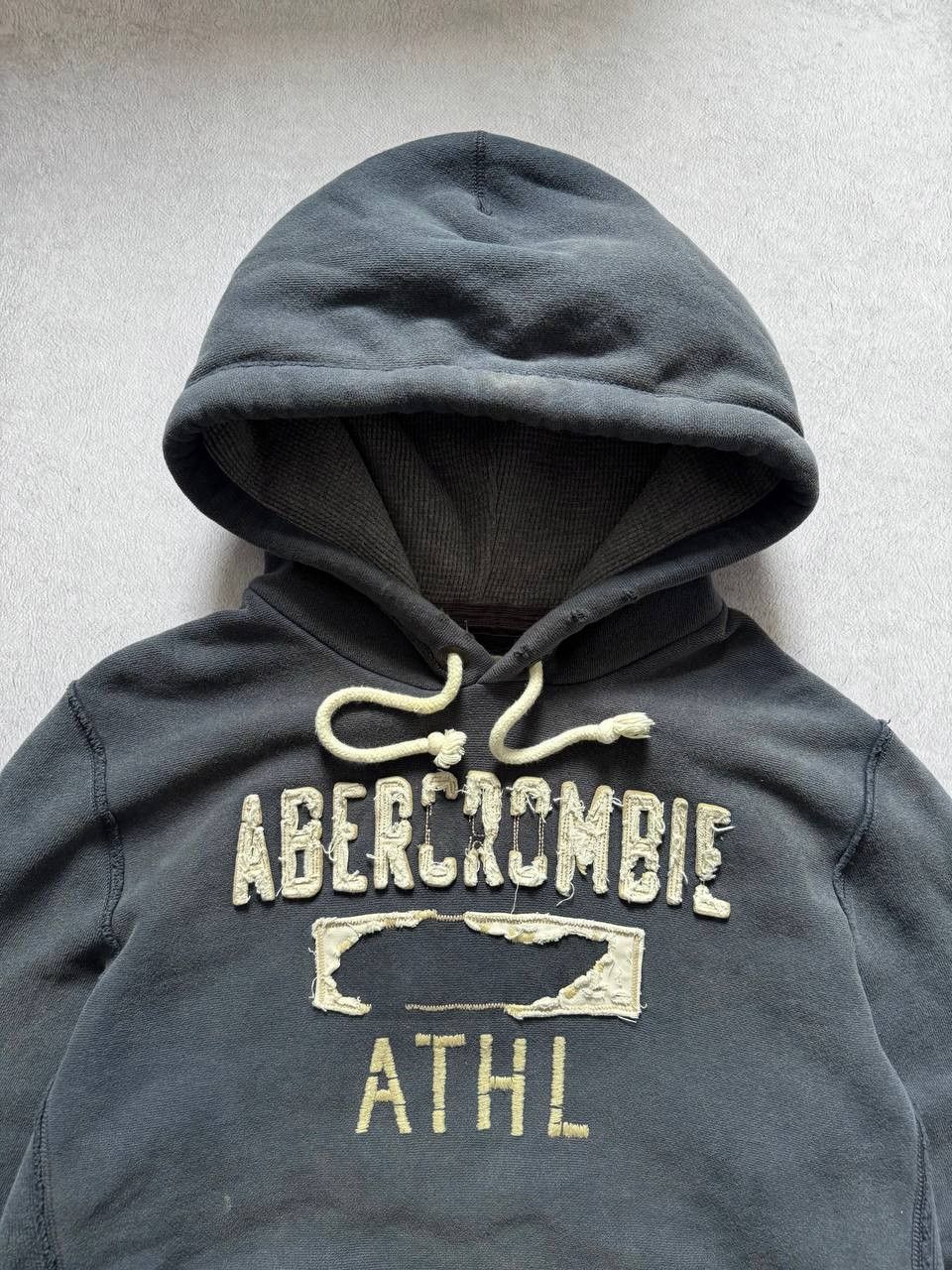 Abercrombie & Fitch Vintage Y2K Abercrombie & Fitch Distressed Faded Hoodie Logo Size US L / EU 52-54 / 3 - 3 Thumbnail