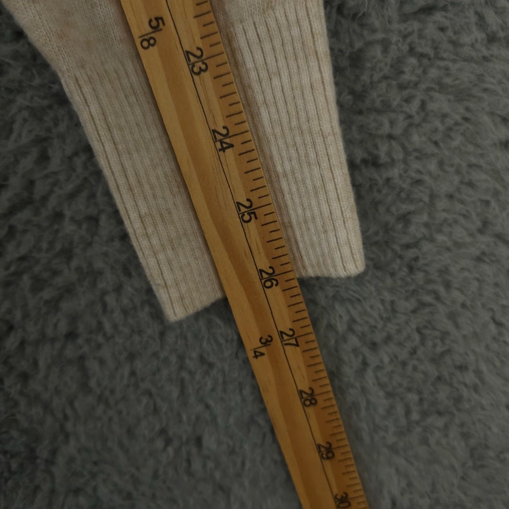Loft LOFT Ann Taylor Tunic Sweater Women XL Heather Beige Wool Blend Lightweight Knit Shirt Size XL / US 12-14 / IT 48-50 - 7 Thumbnail