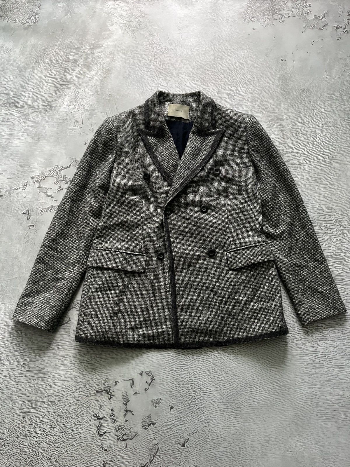 Boglioli BOGLIOLI Women's Double - Breasted Wool Blazer Jacket Italy Size L / US 10 / IT 46 - 1 Thumbnail